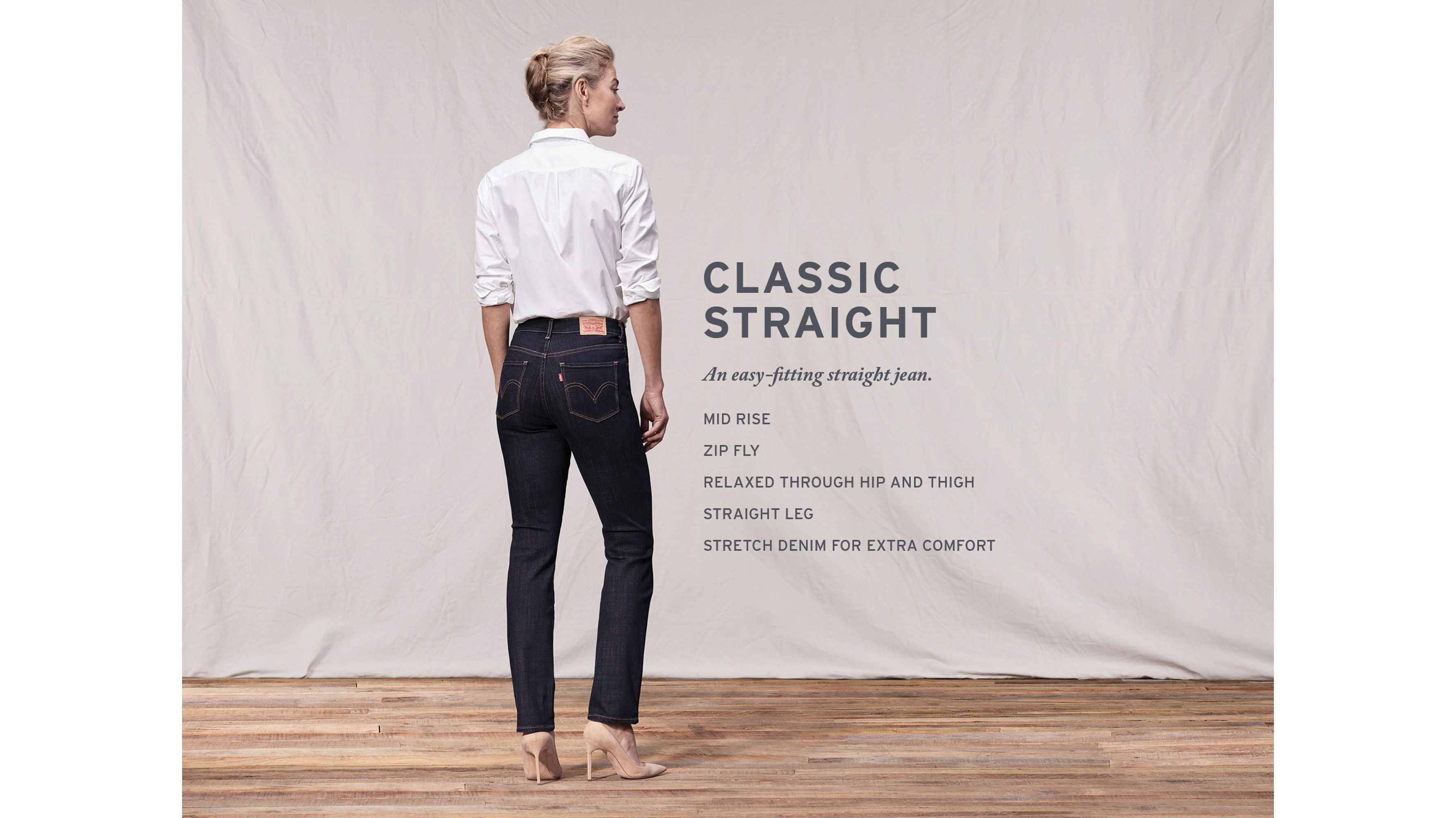 Classic Straight Fit Women's Jeans 