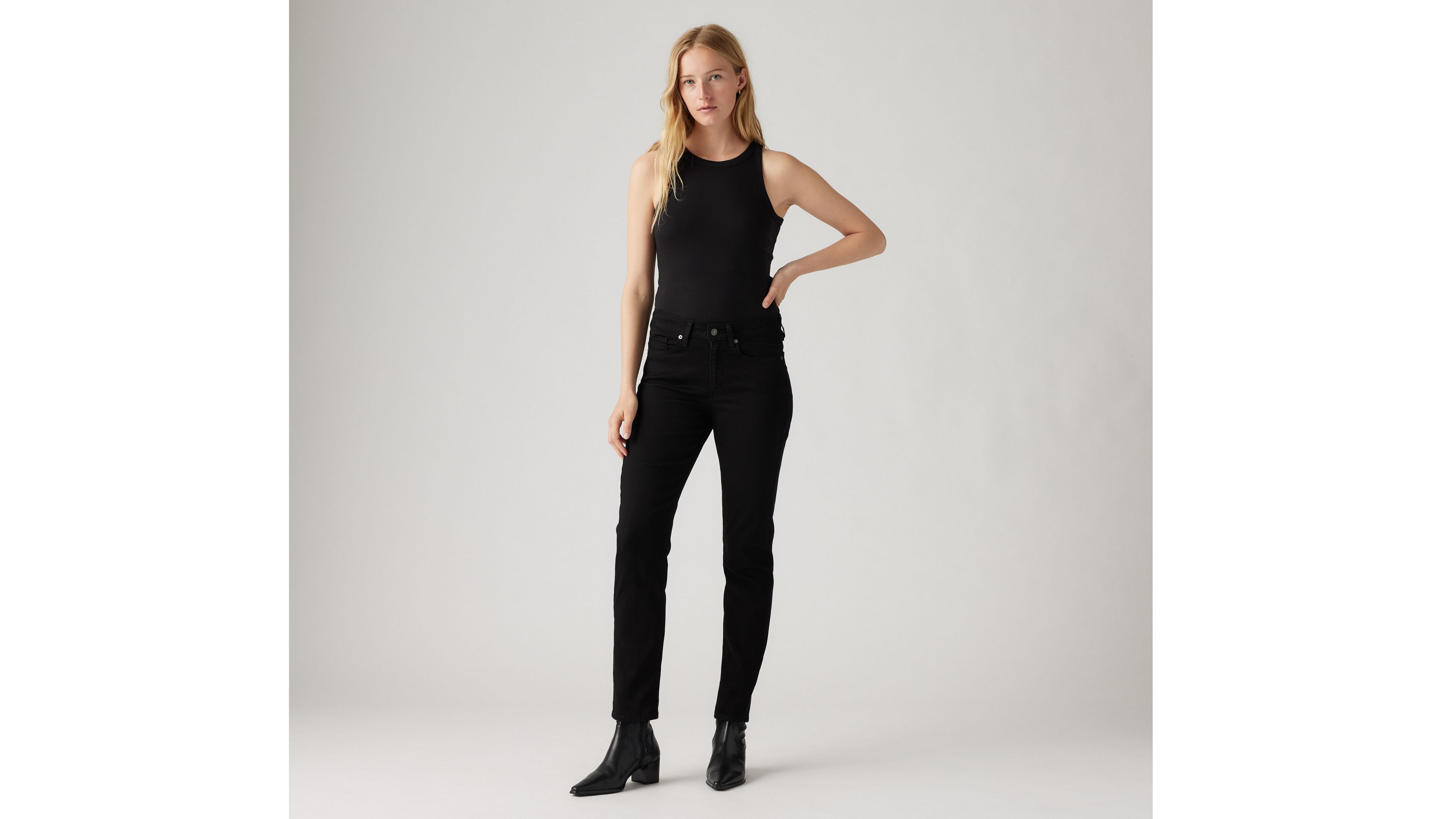 levis jeans women black