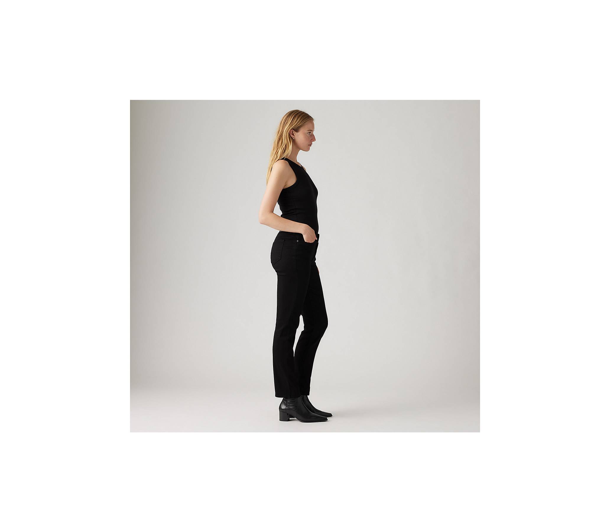 Levi's Women's Classic Straight Jeans - Soft Black