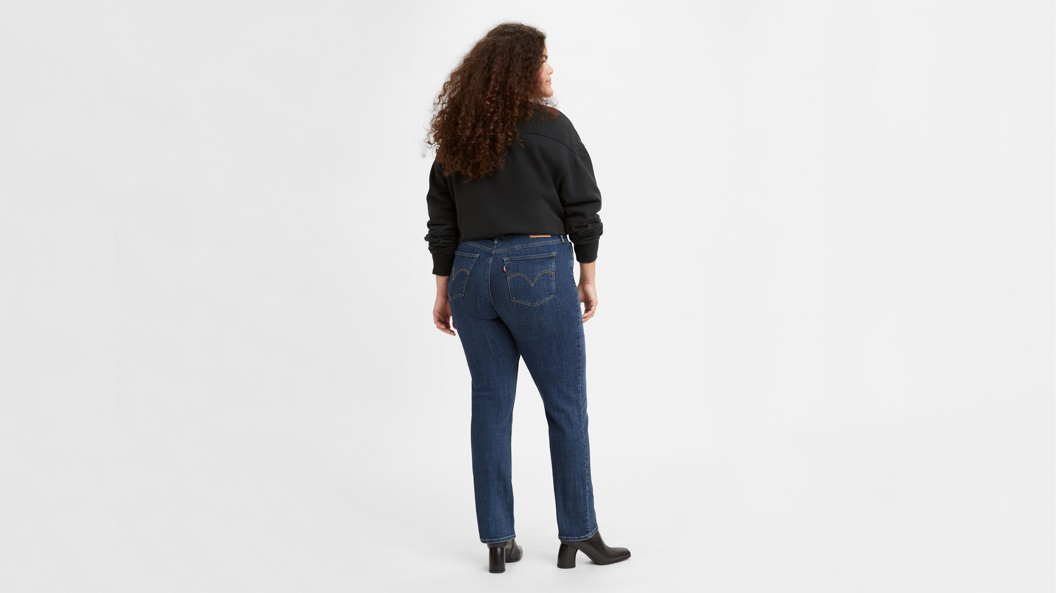 Classic Straight Women's Jeans - Dark Wash