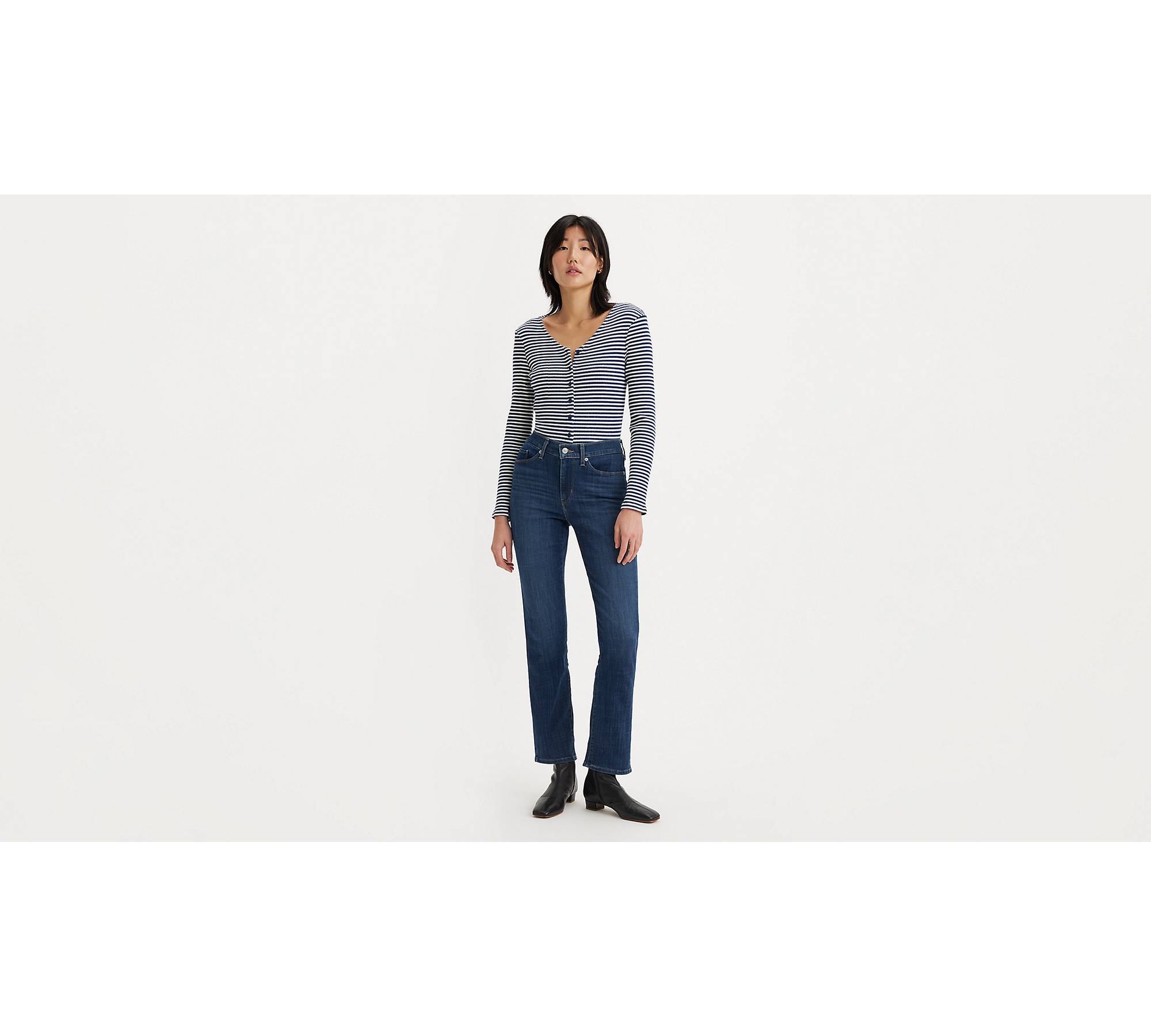 Levi's 392500002 Womens Classic Straight Fit Jeans Seattle Blues