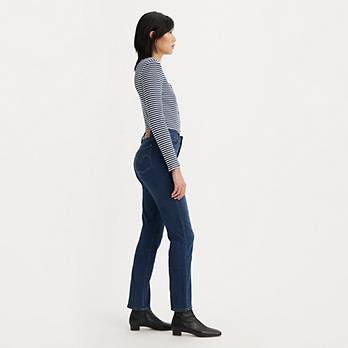Classic Straight Fit Women's Jeans - Dark Wash