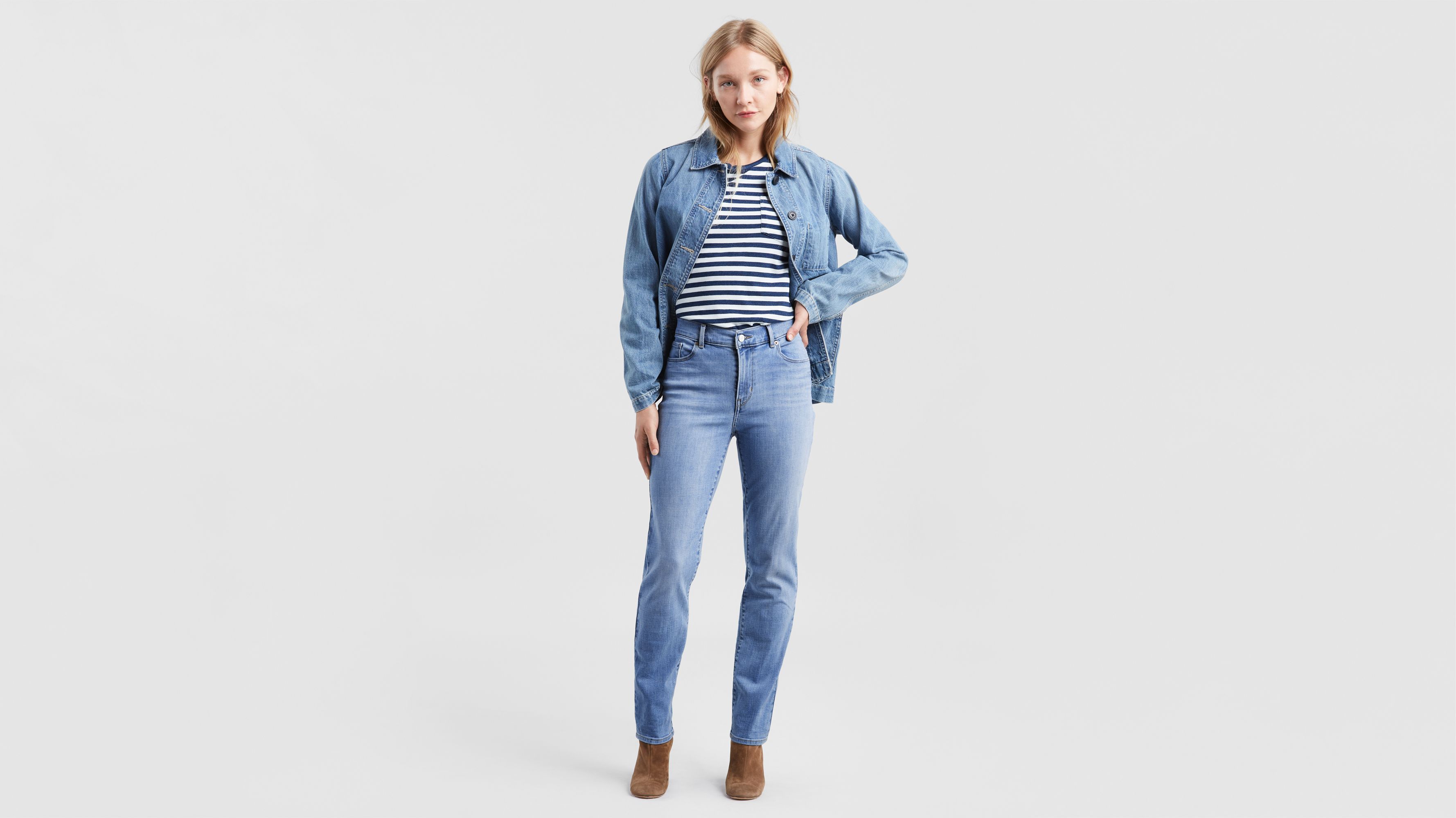 Classic Straight Fit Women's Jeans 1