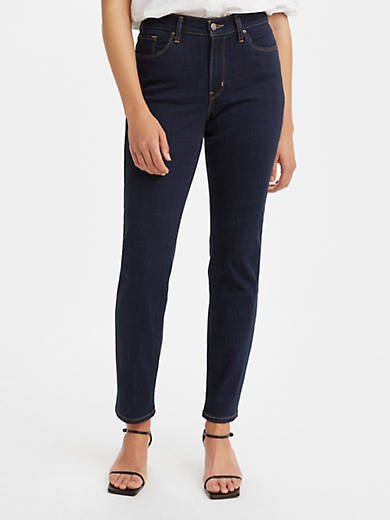 cycle darkness Agnes Gray Classic Straight Fit Women's Jeans - Dark Wash | Levi's® US
