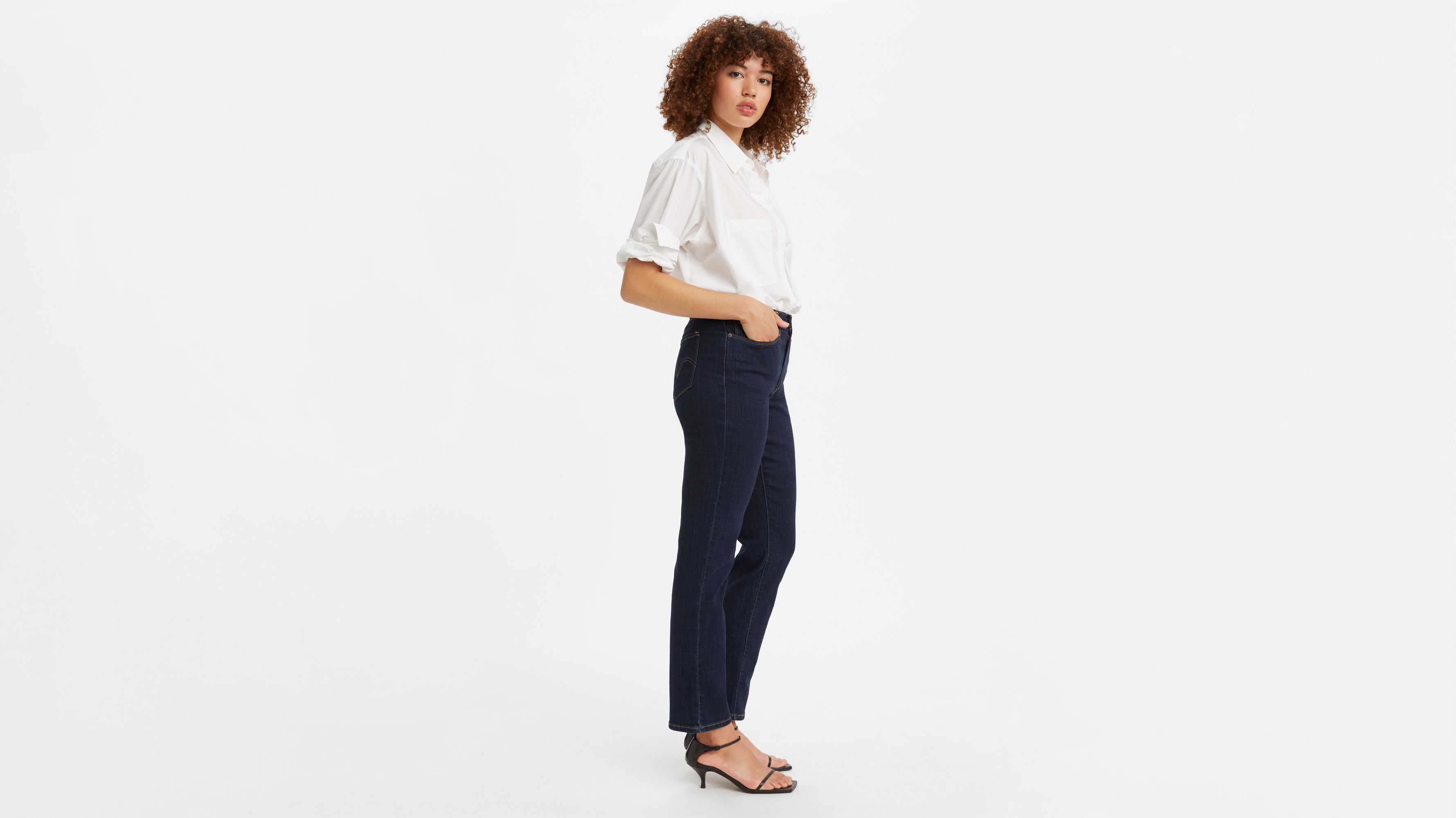 Levi's Women's Classic Straight Fit Jeans - Marine Dip — Dave's