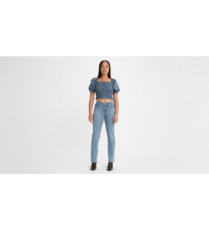 Bøje Vedhæftet fil defile Classic Straight Fit Women's Jeans - Medium Wash | Levi's® US