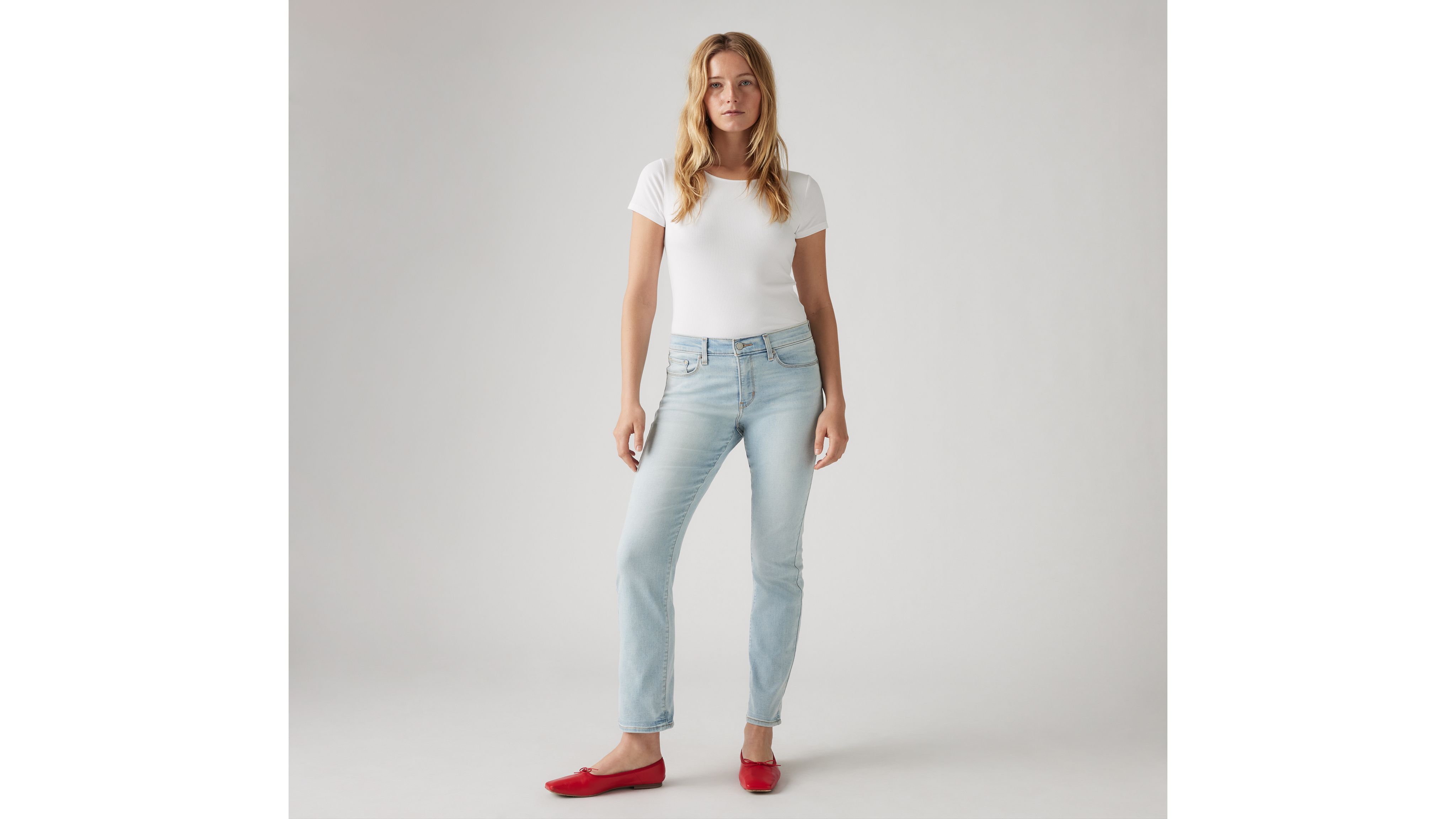 Levi's Women's Classic Mid Rise Straight-Leg Jeans - Macy's