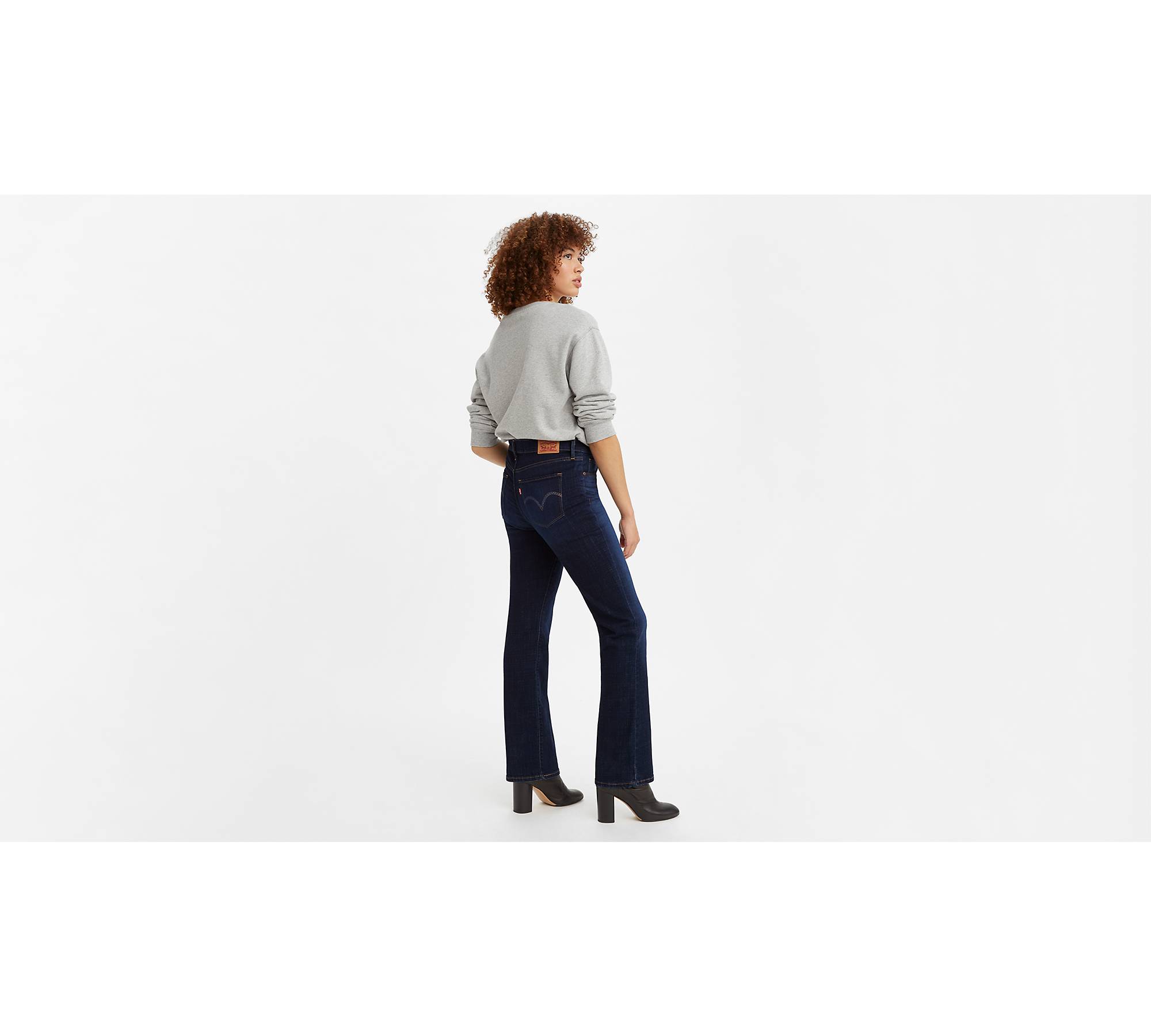 Tall Women's Jeans - Dark Wash Classic Fit Bootcut Tall Women's Jeans –