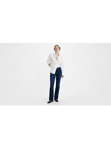 리바이스 부츠컷 청바지 Levi Classic Bootcut Womens Jeans,Cobalt March - Dark Wash