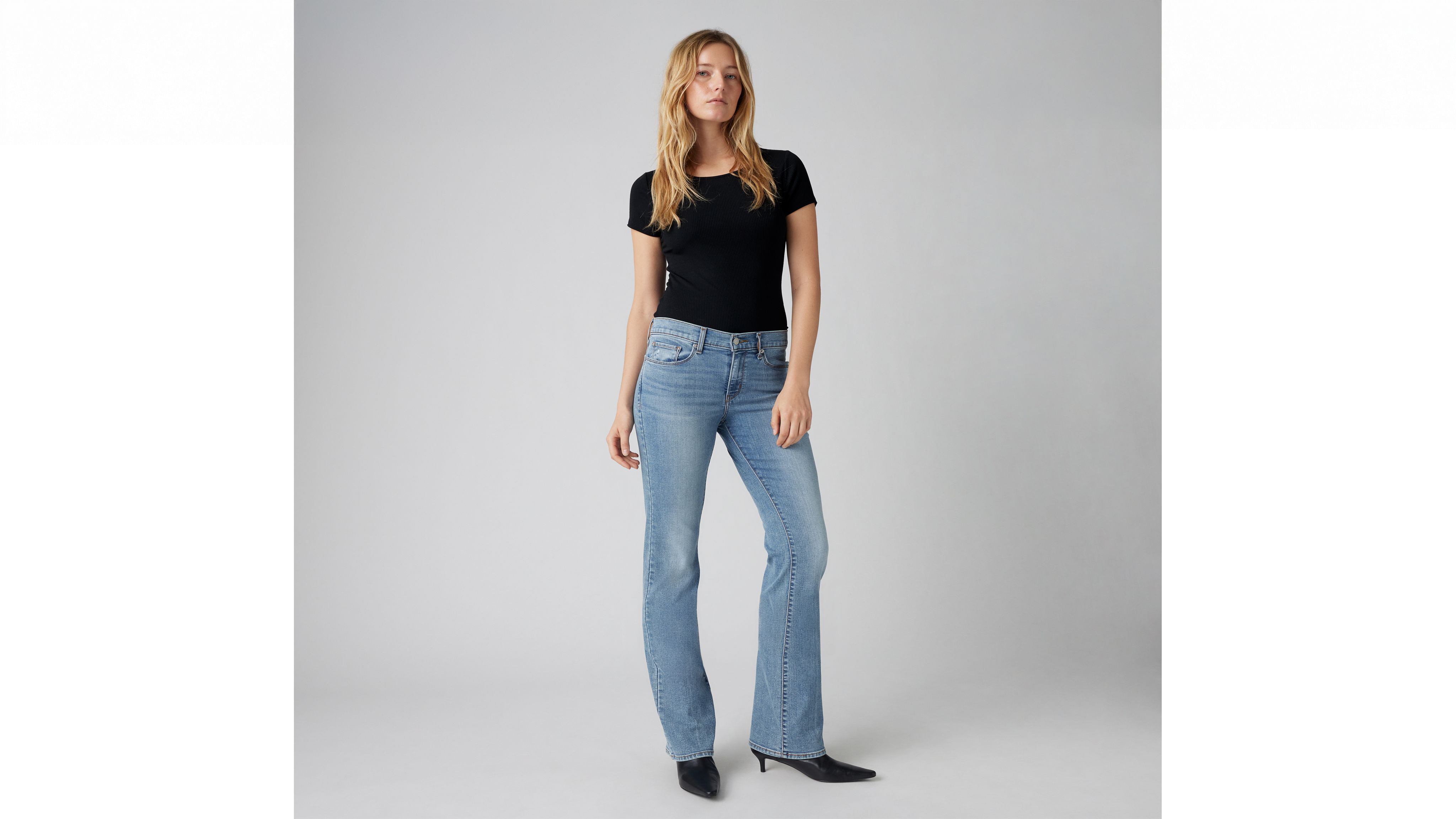 Calça Feminina Levi´s Jeans Delavê Bootcut Stellar Strech - Badana