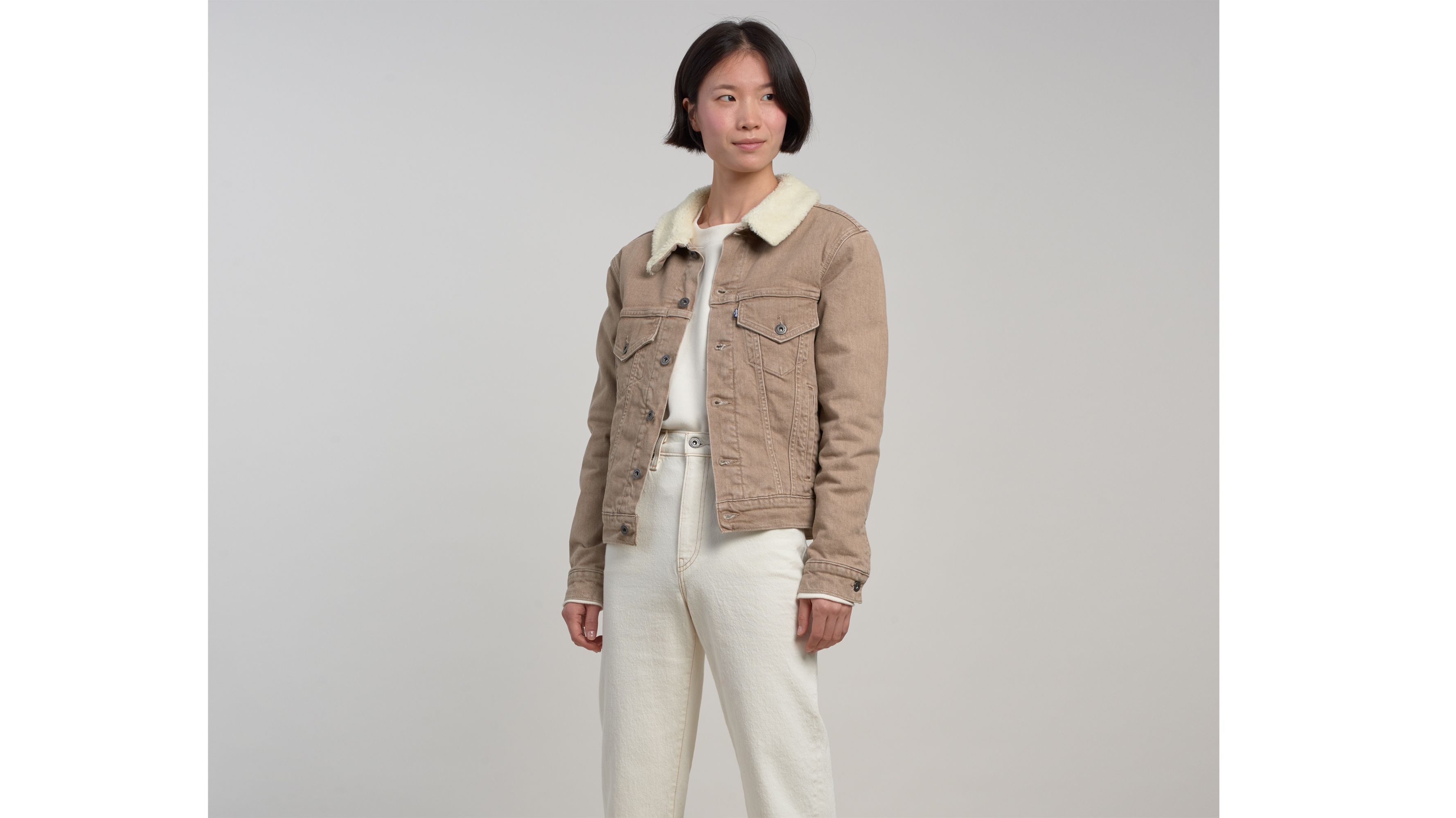 Levi's® Made & Crafted Cozy Boyfriend Trucker 1