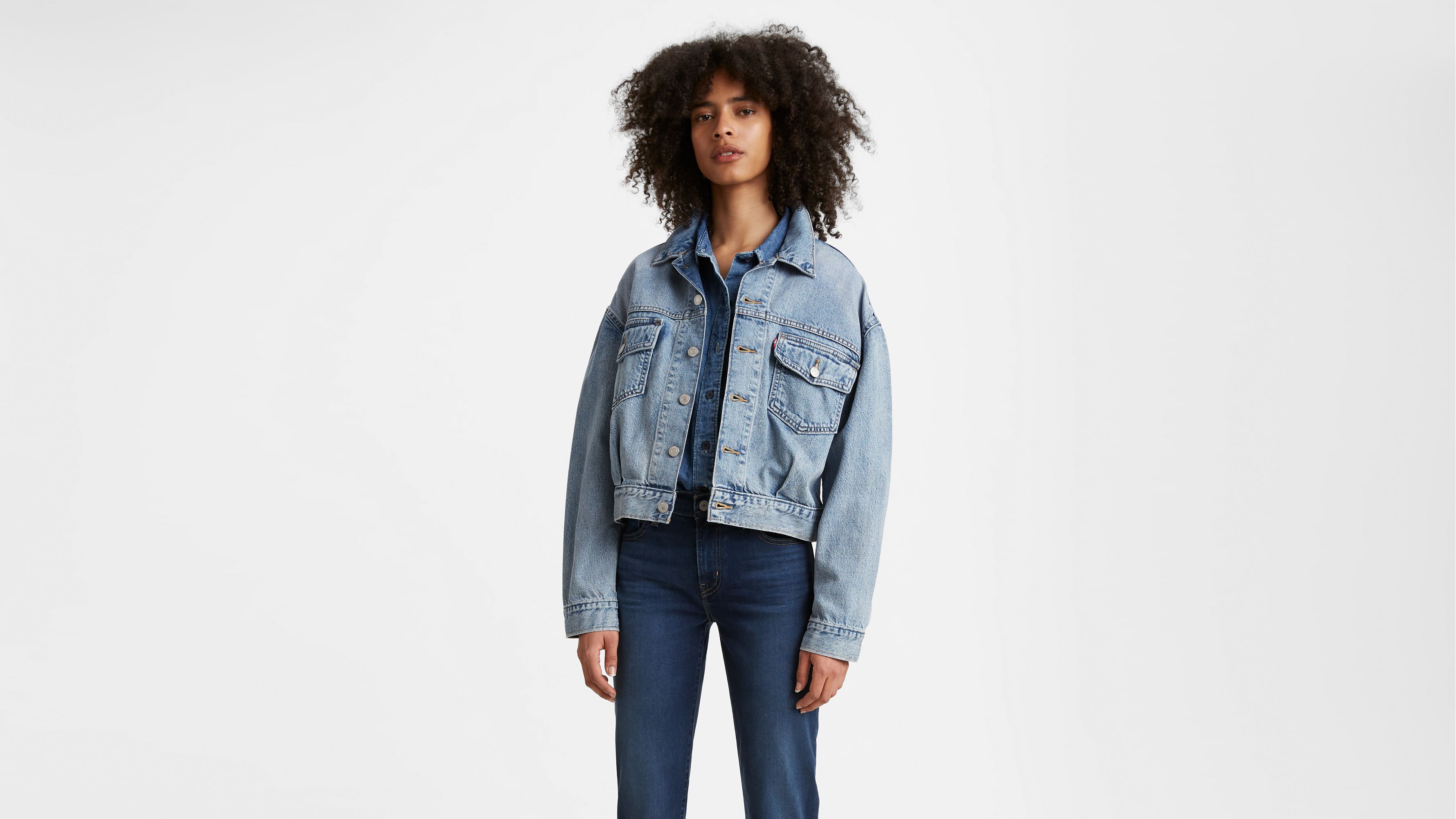 Oversized Utility Trucker Jacket 1