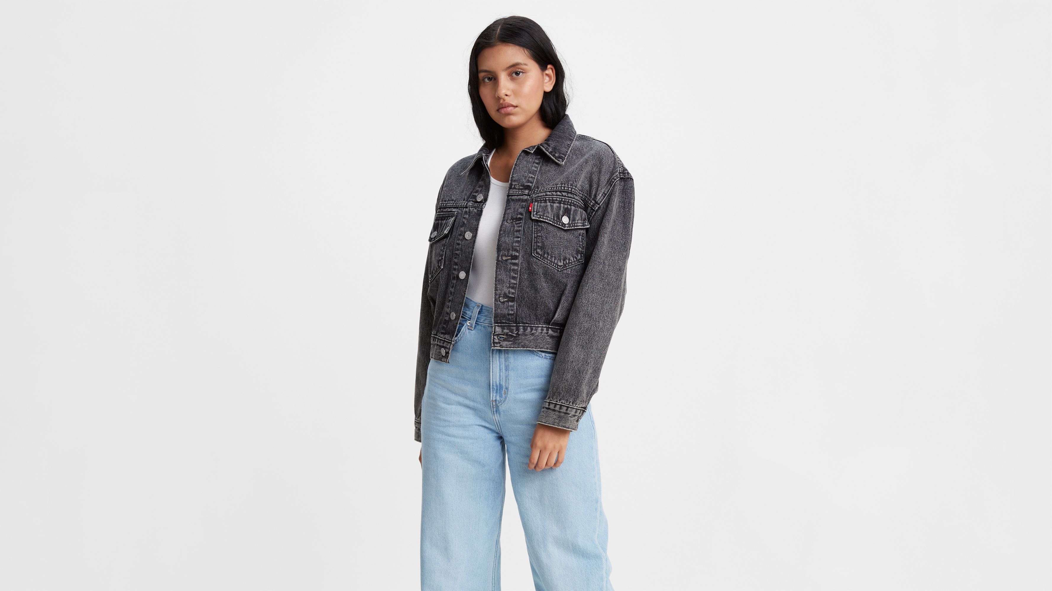 Oversized Utility Trucker Jacket 1