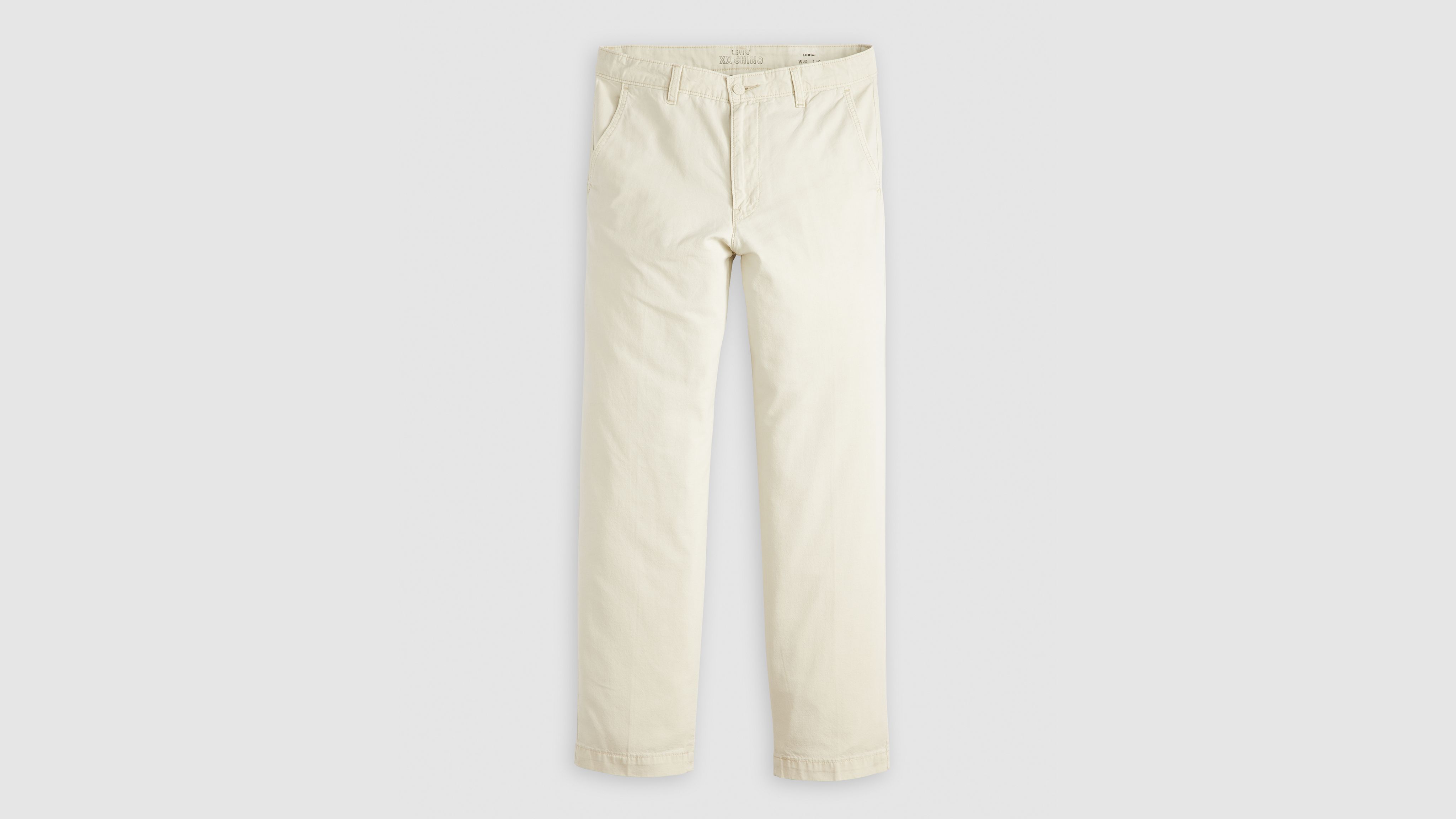 XX Chino Loose Straight Cotton Linen Trousers 6