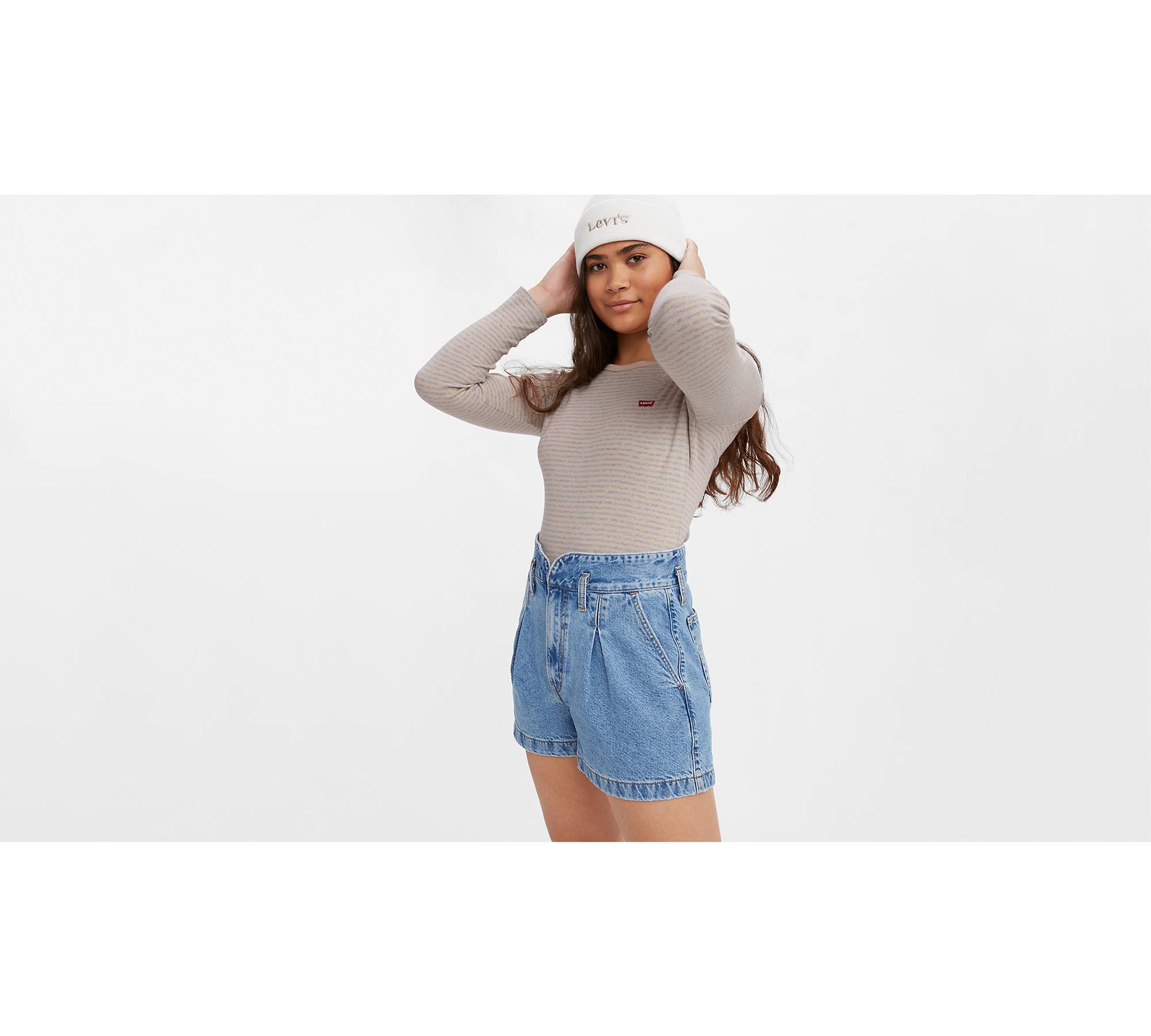 Levis Womens High Waisted Mom Shorts - Crack of Dawn – The Linen
