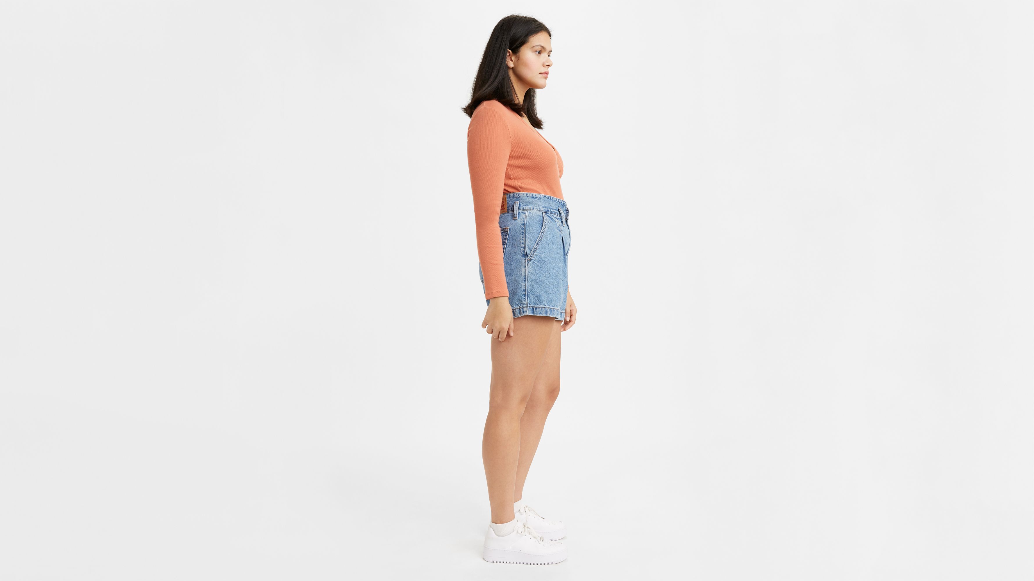 High Rise Mom Women's Shorts 2