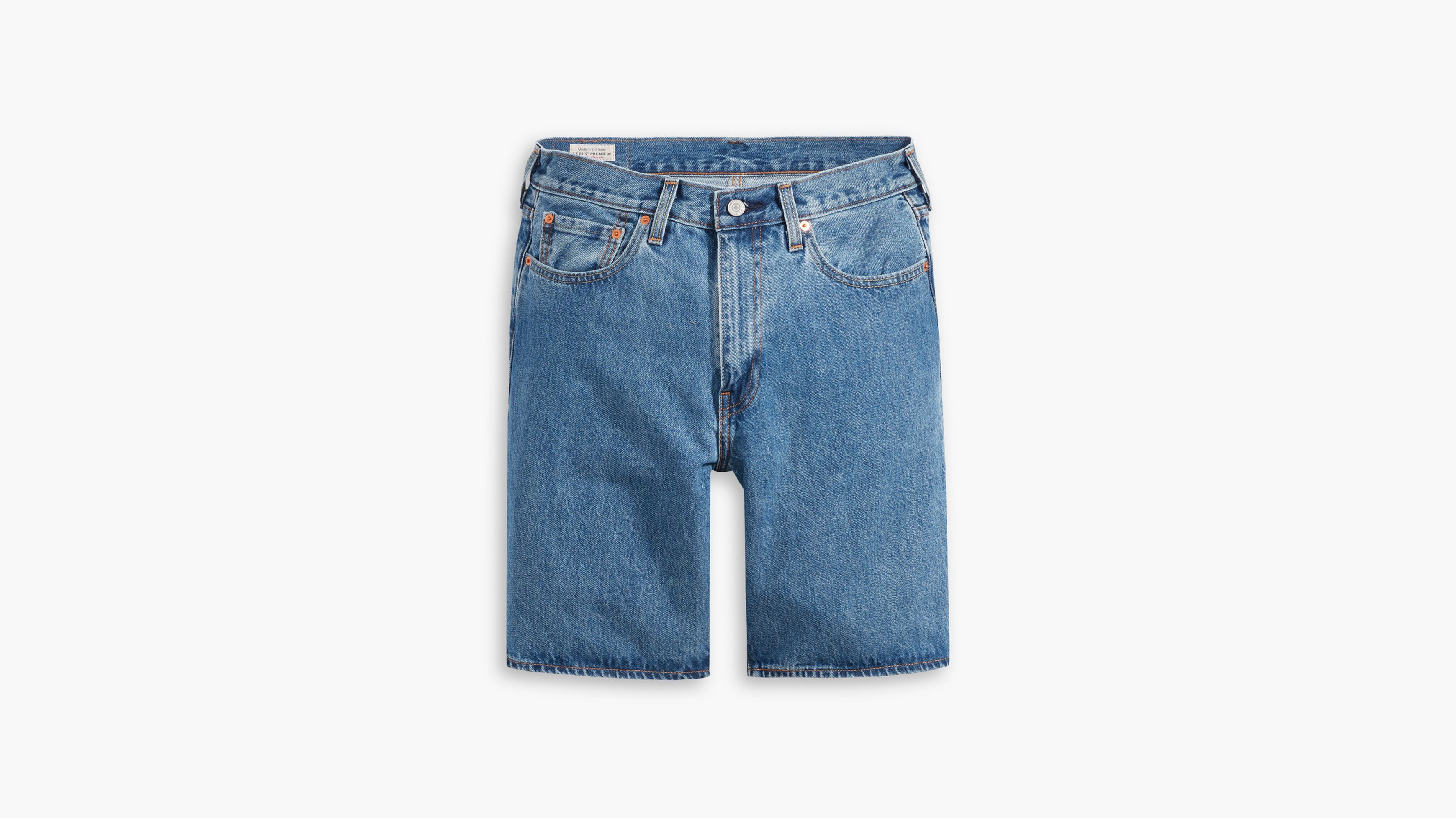 levi denim mens shorts