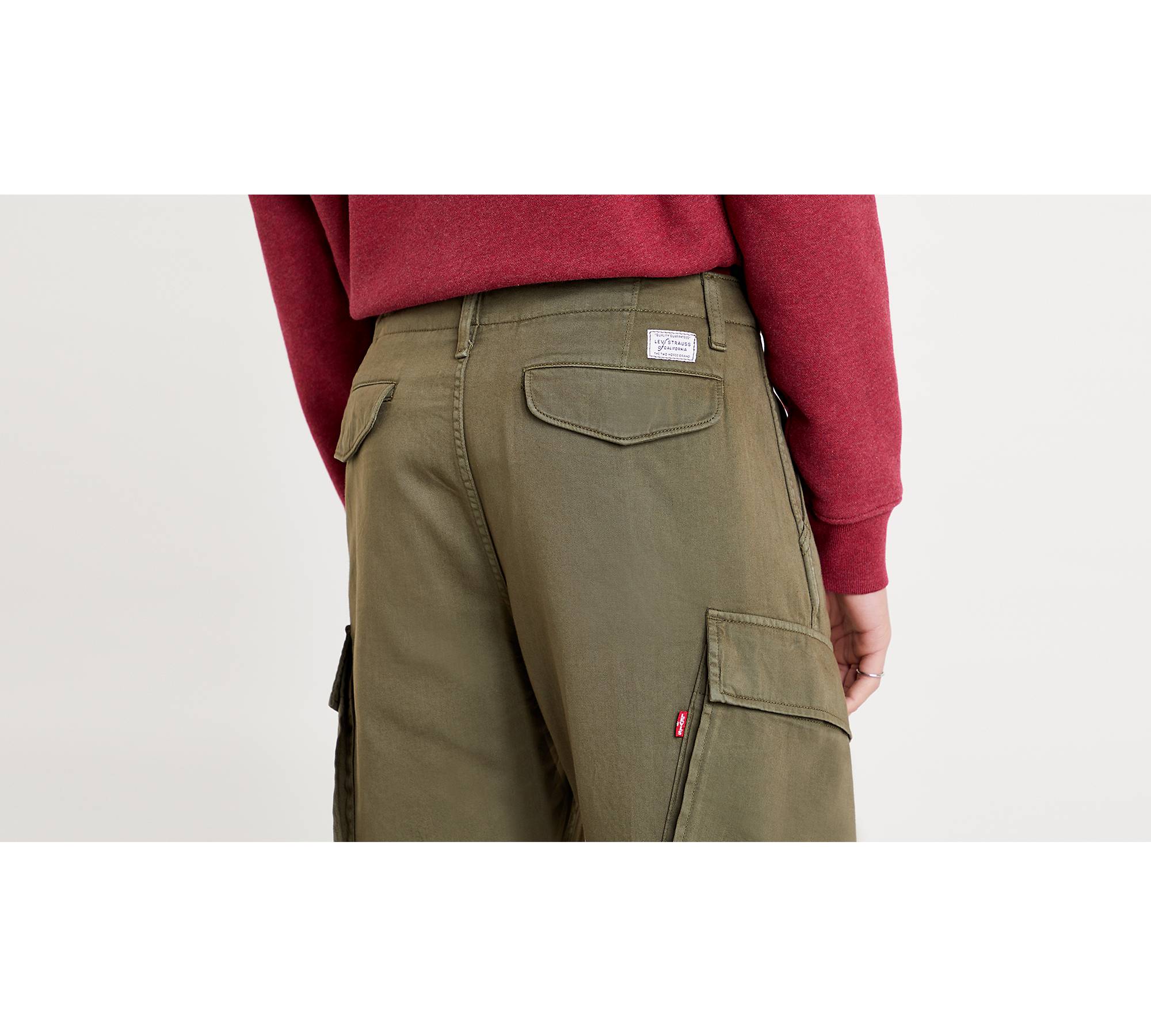 LEVIS BANDED CARRIER CARGO PANTS 574190003 OLIVE GREEN MENS SIZE 31X32