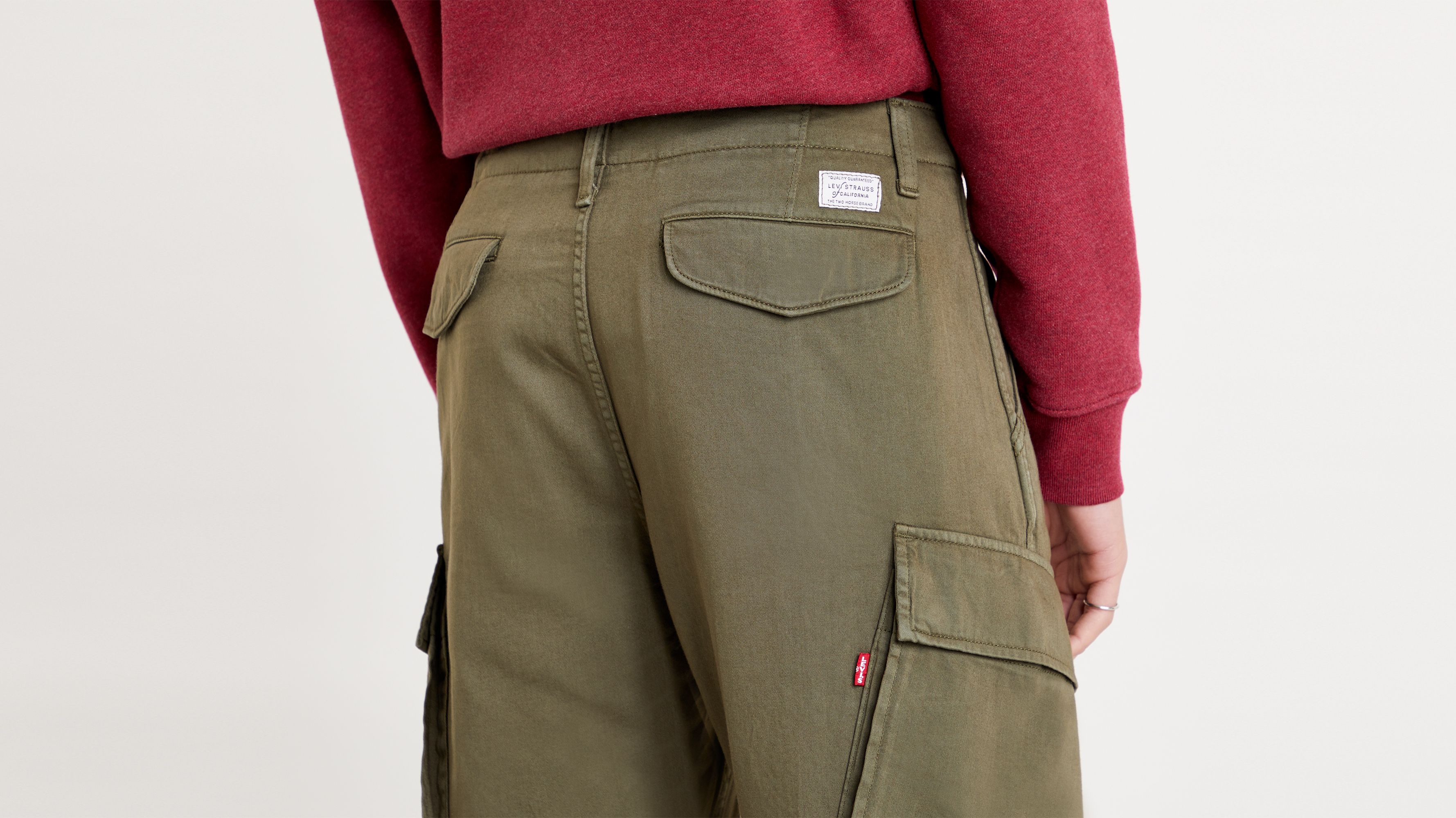 Pantalon Cargo Levi's Regular Taper - Taille Mi-haute, Coupe Fuselée, 98% Coton 2% élasthanne - Pour Ado 14 Ans