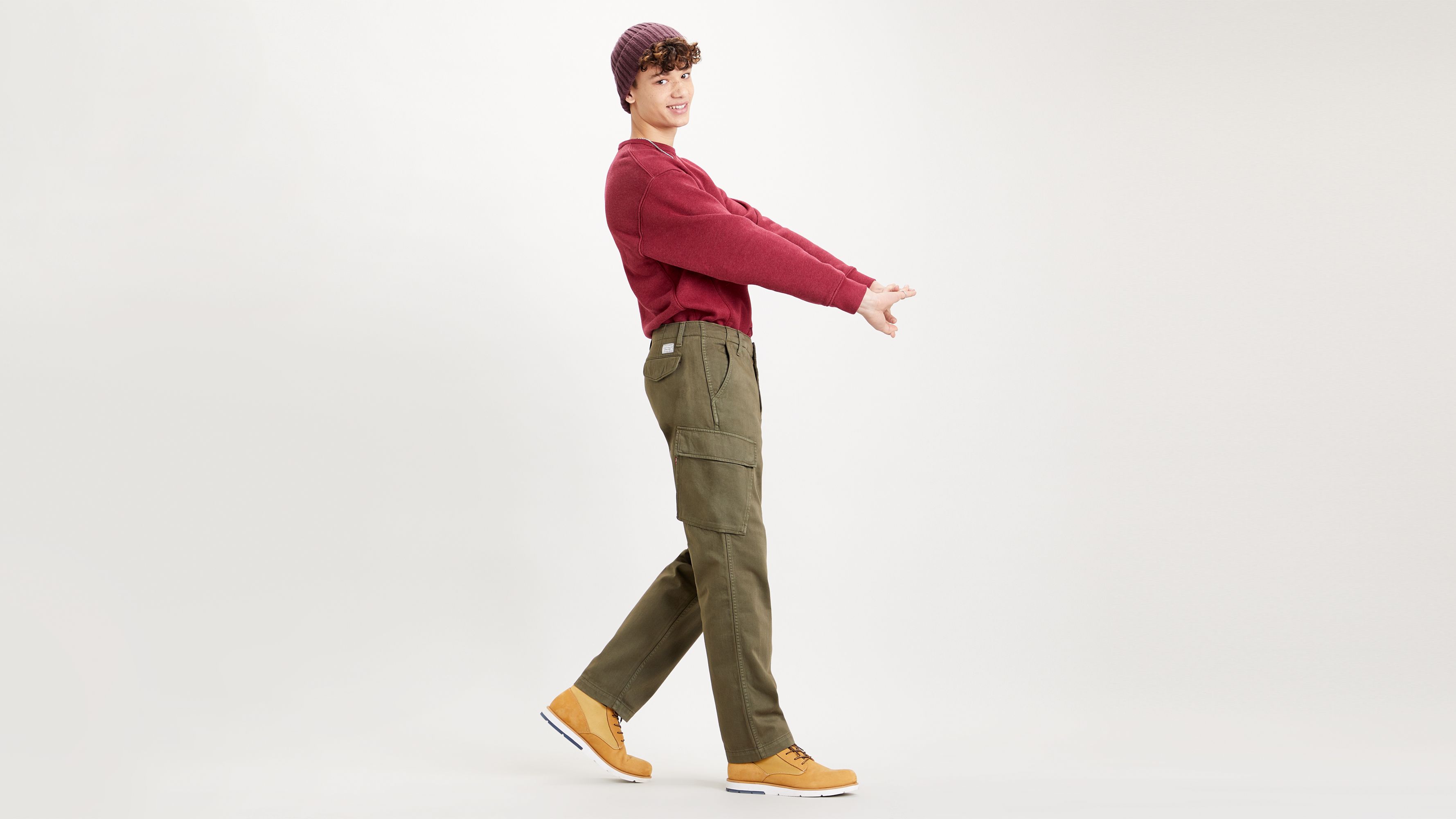 Levi's Big E Green XX Cargo Taper Pants 