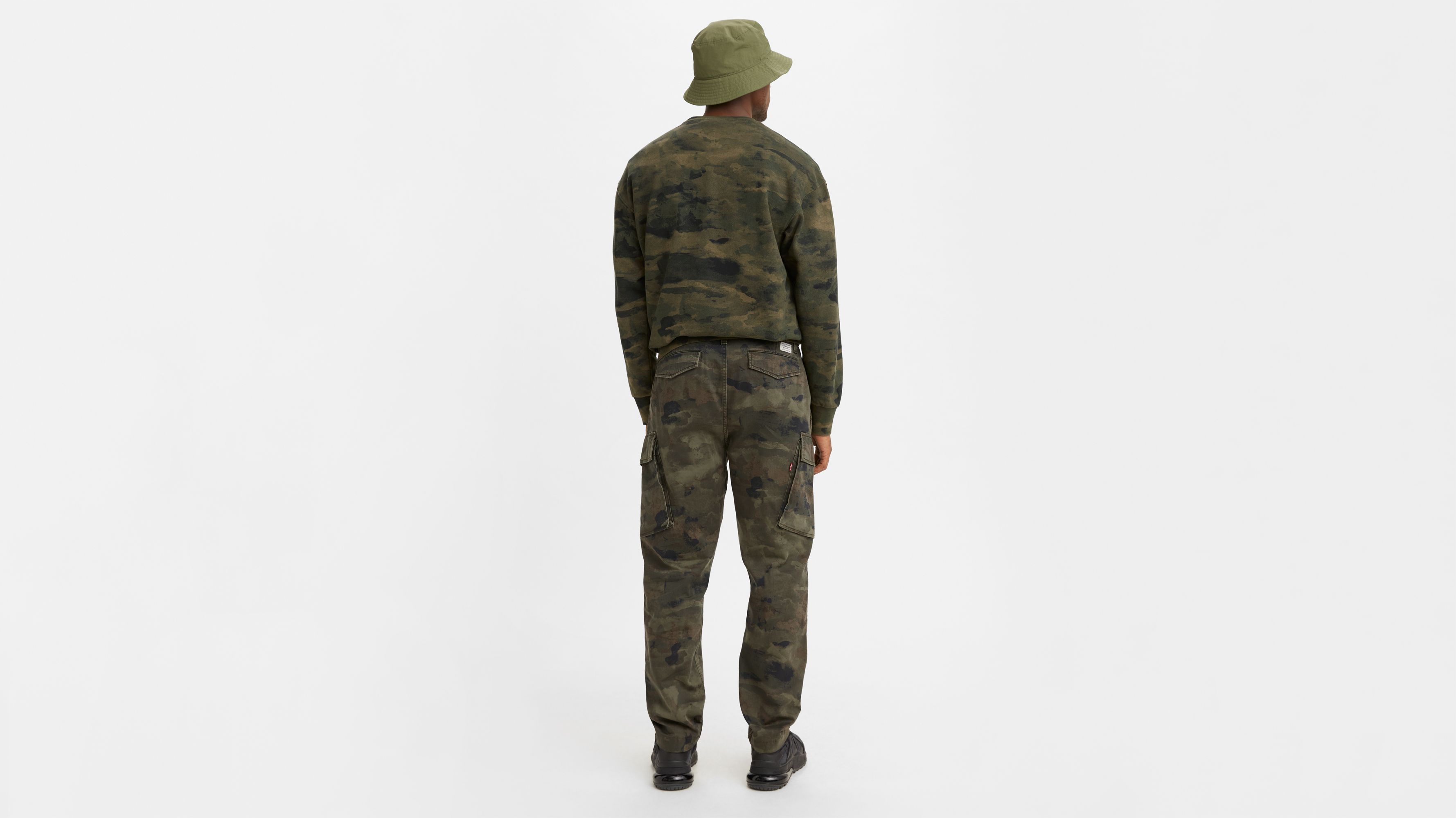 Supreme X Levis Camouflage Trousers in Green for Men