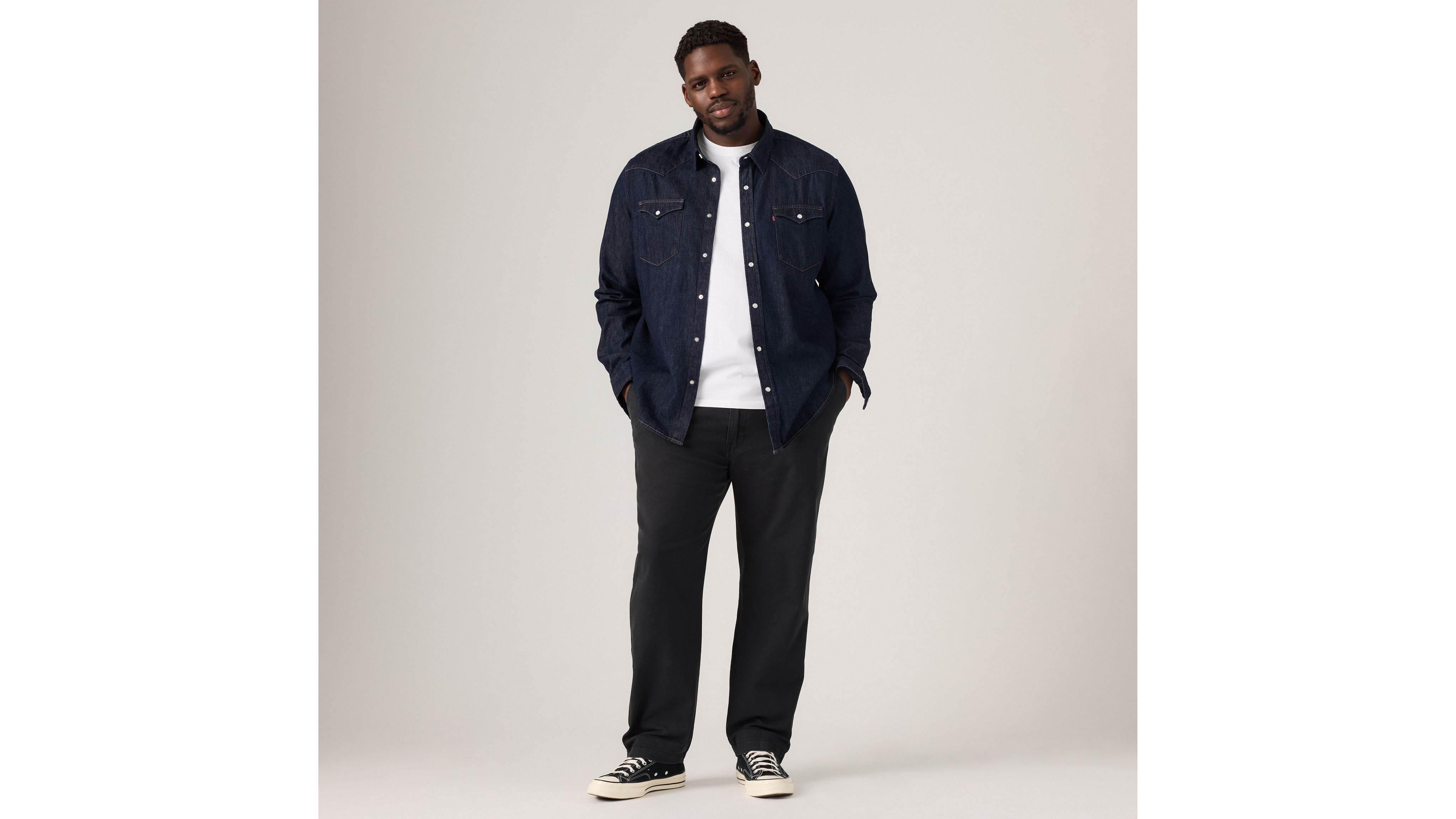 Xx Chino Standard Taper Pants (big & Tall) - Black | Levi's® US
