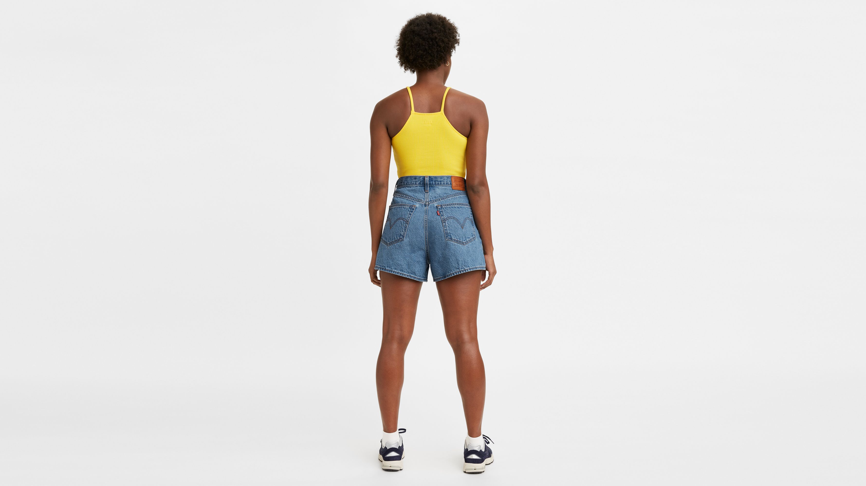 Loose jean deals shorts womens