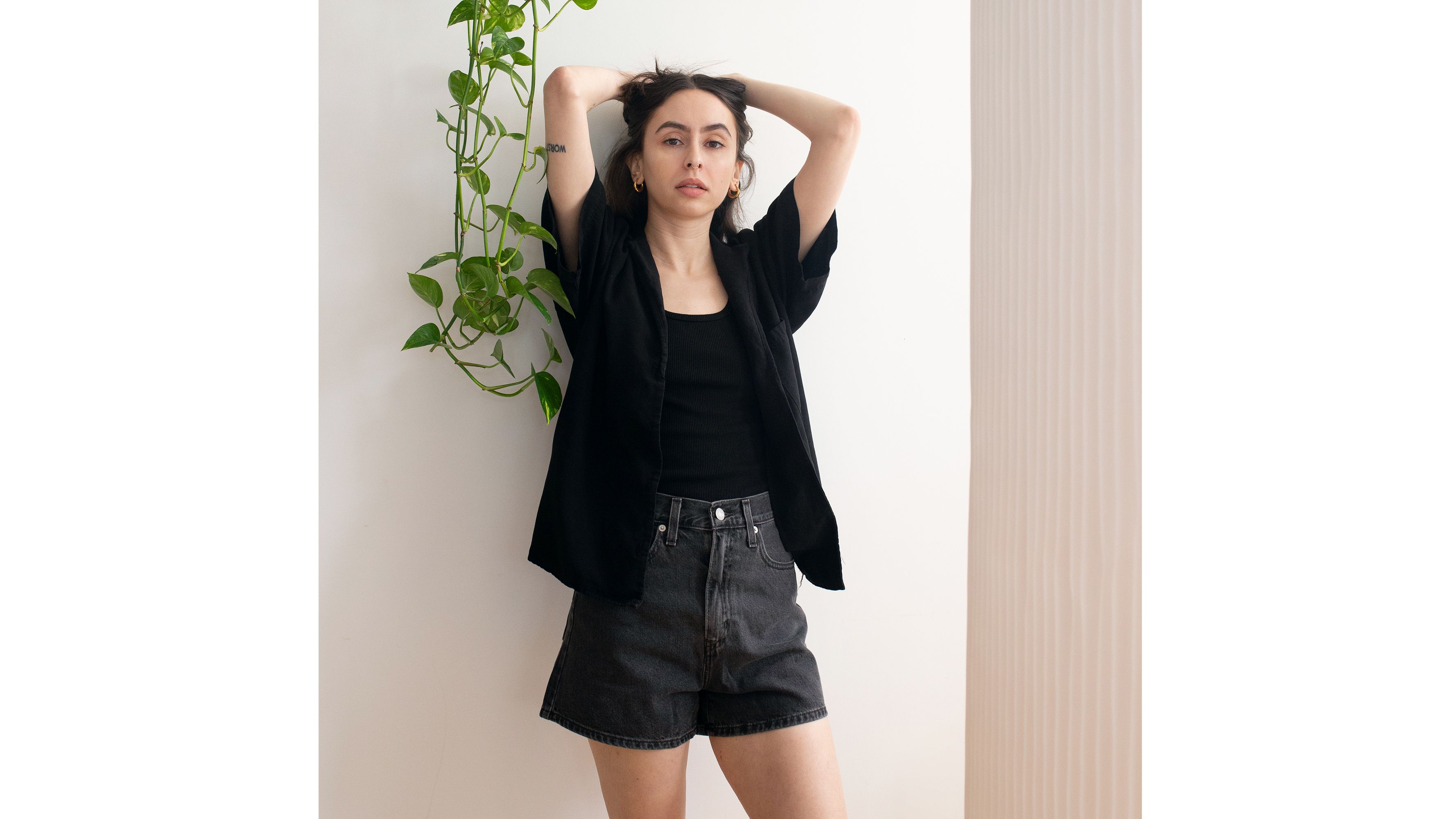 High Loose Women's Shorts - Black