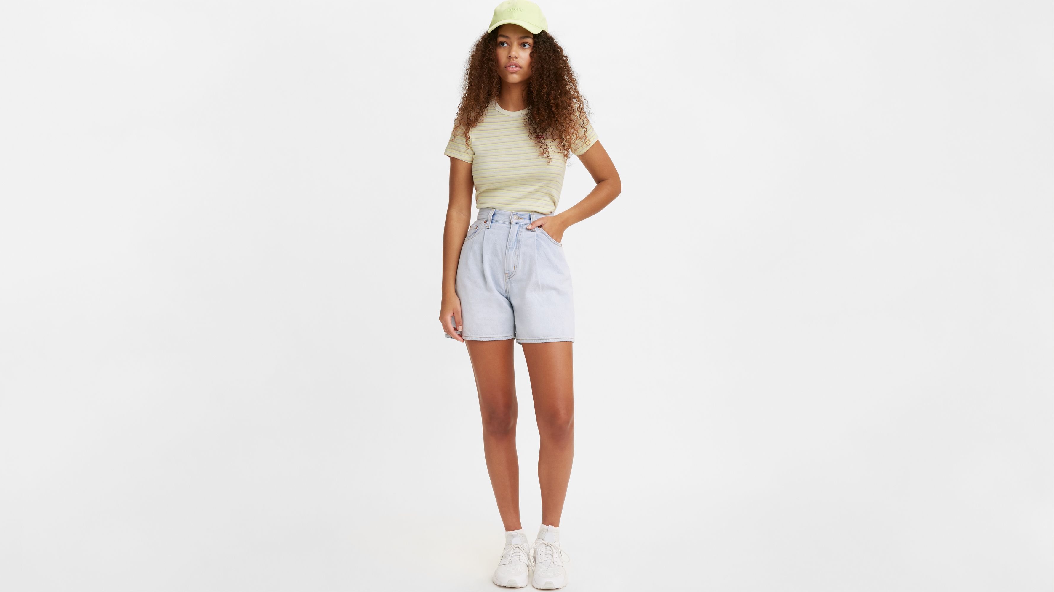 Pleated Ribcage Women's Shorts 4