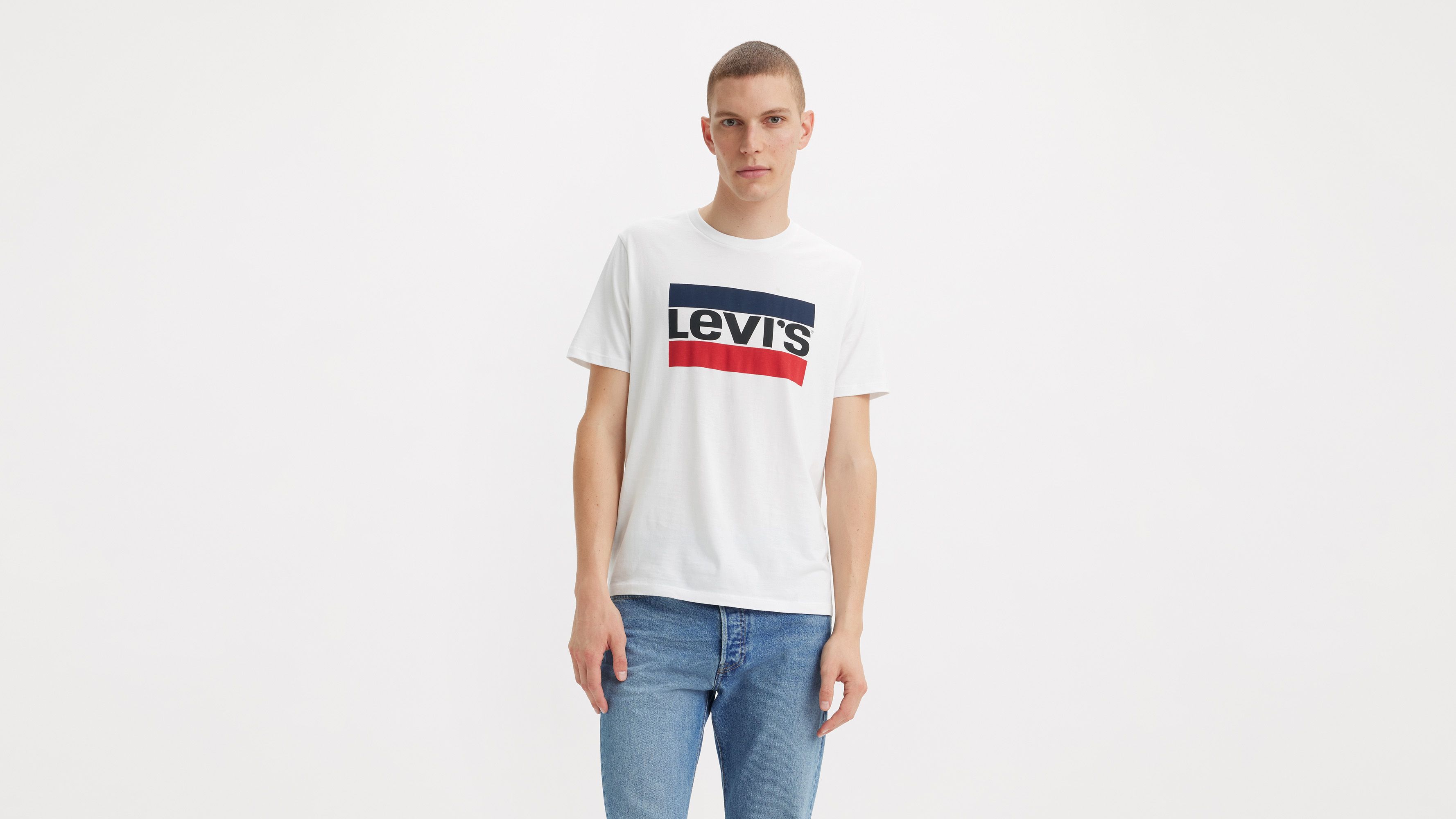 White Sportswear Logo - White - Levi's® Sportswear Logo Graphic T-Shirt