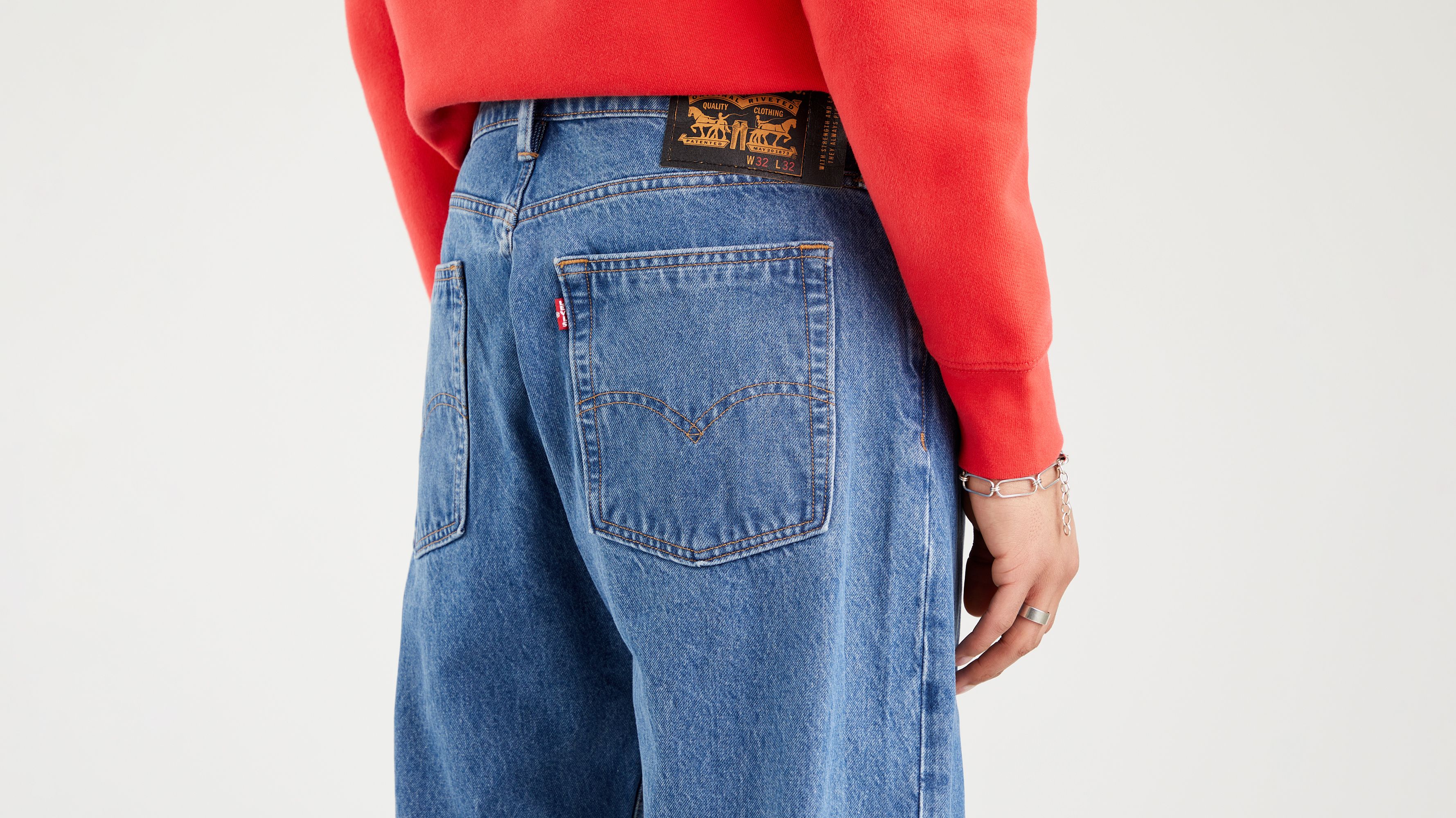 Levi's baggy 5 store pocket jeans