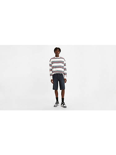 리바이스 Levi 405 Standard Denim 10 Mens Shorts,Out of Ideas - Medium Wash - Stretch