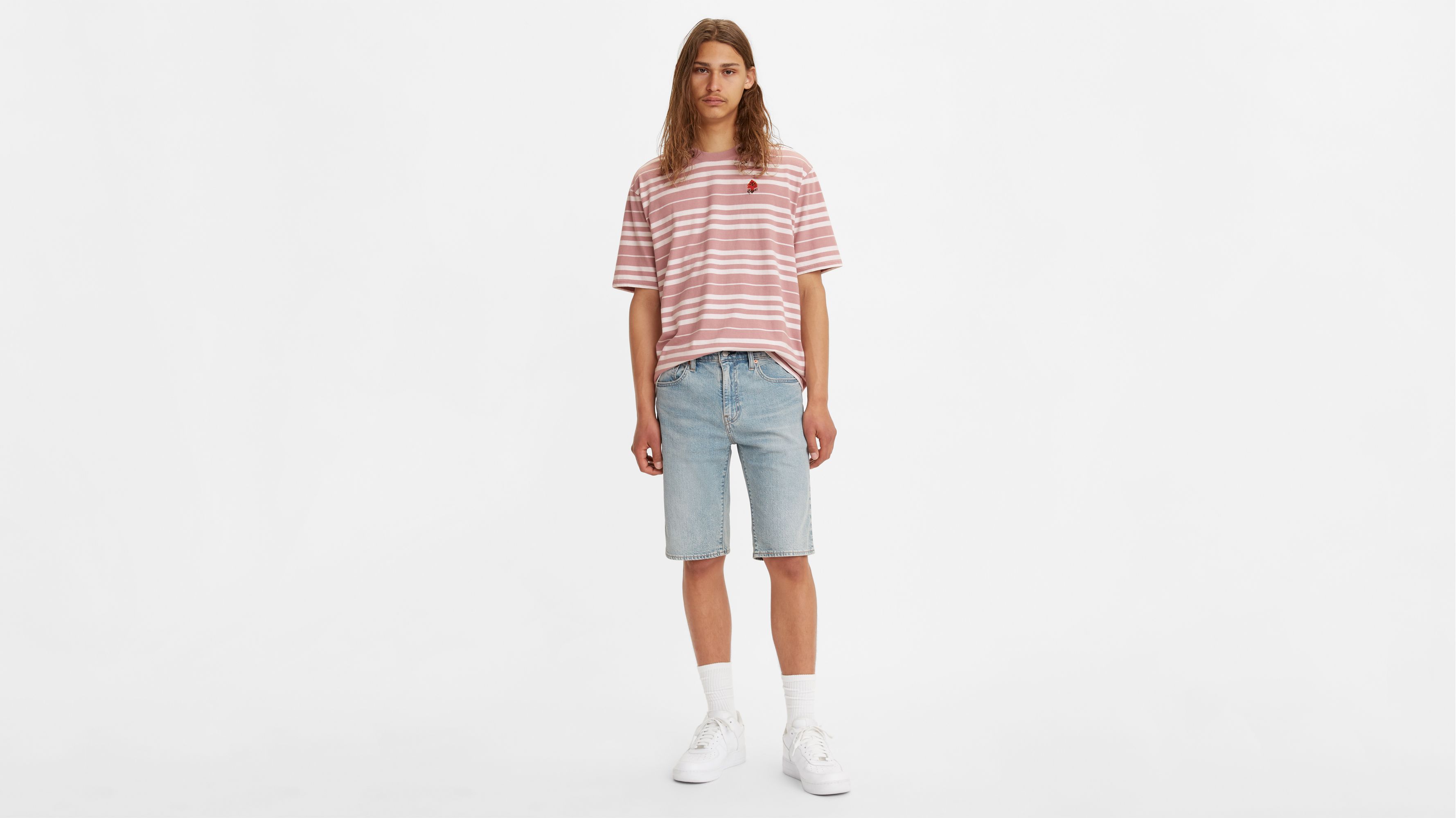 LEVIS 405 STANDARD SHORTS Man Lets go Light Denim