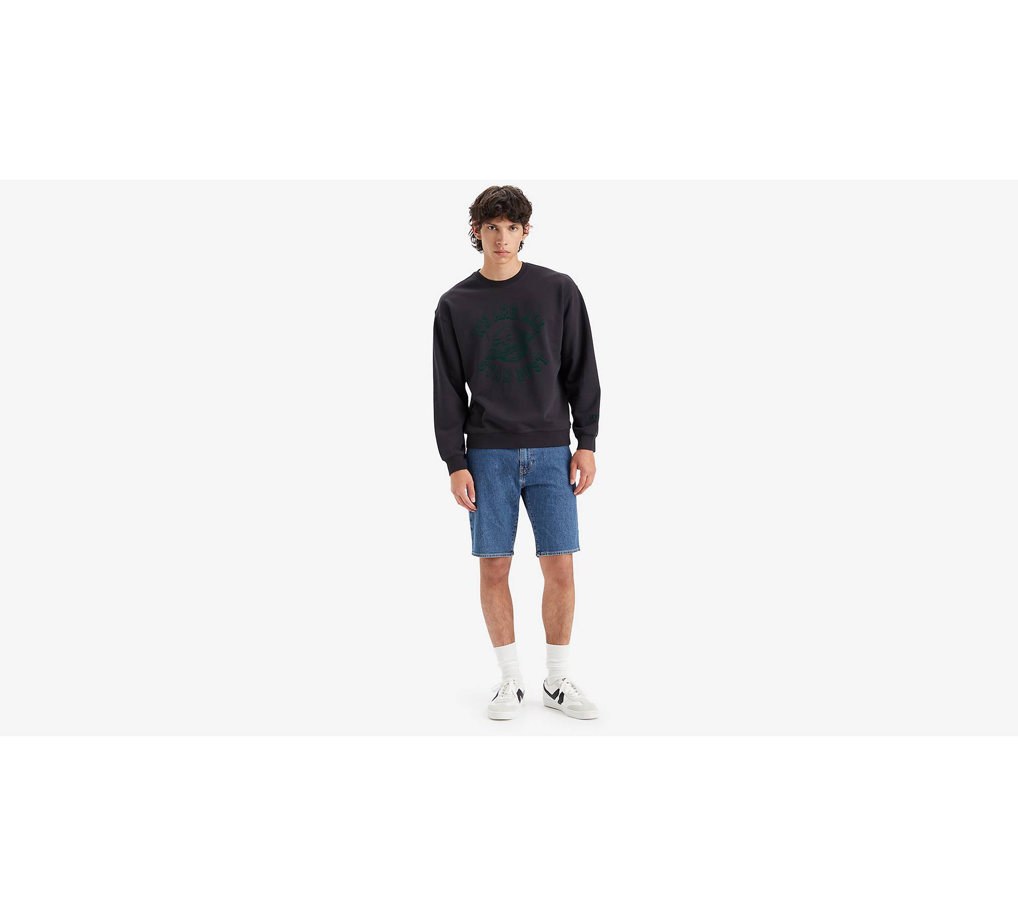 Levi's® 405™ Standard Lightweight Shorts - Blue | Levi's® GB