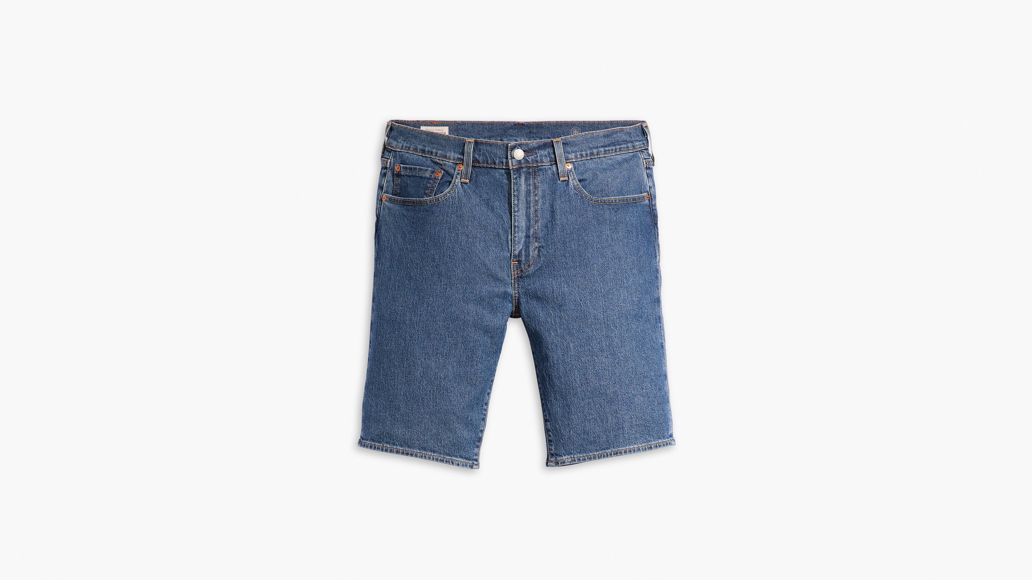 【I AM MARI】Levi Denim Shorts Medium Washed Holy Ripped Levi Jean Shorts | Upcycled by