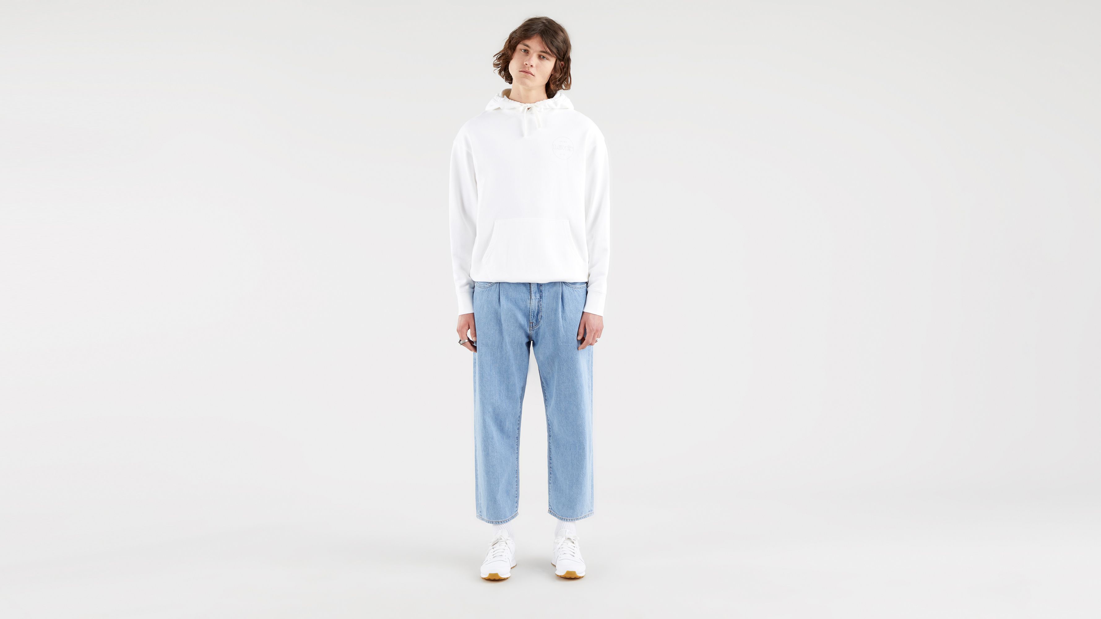 Stay Loose Pleated Crop Jeans 5