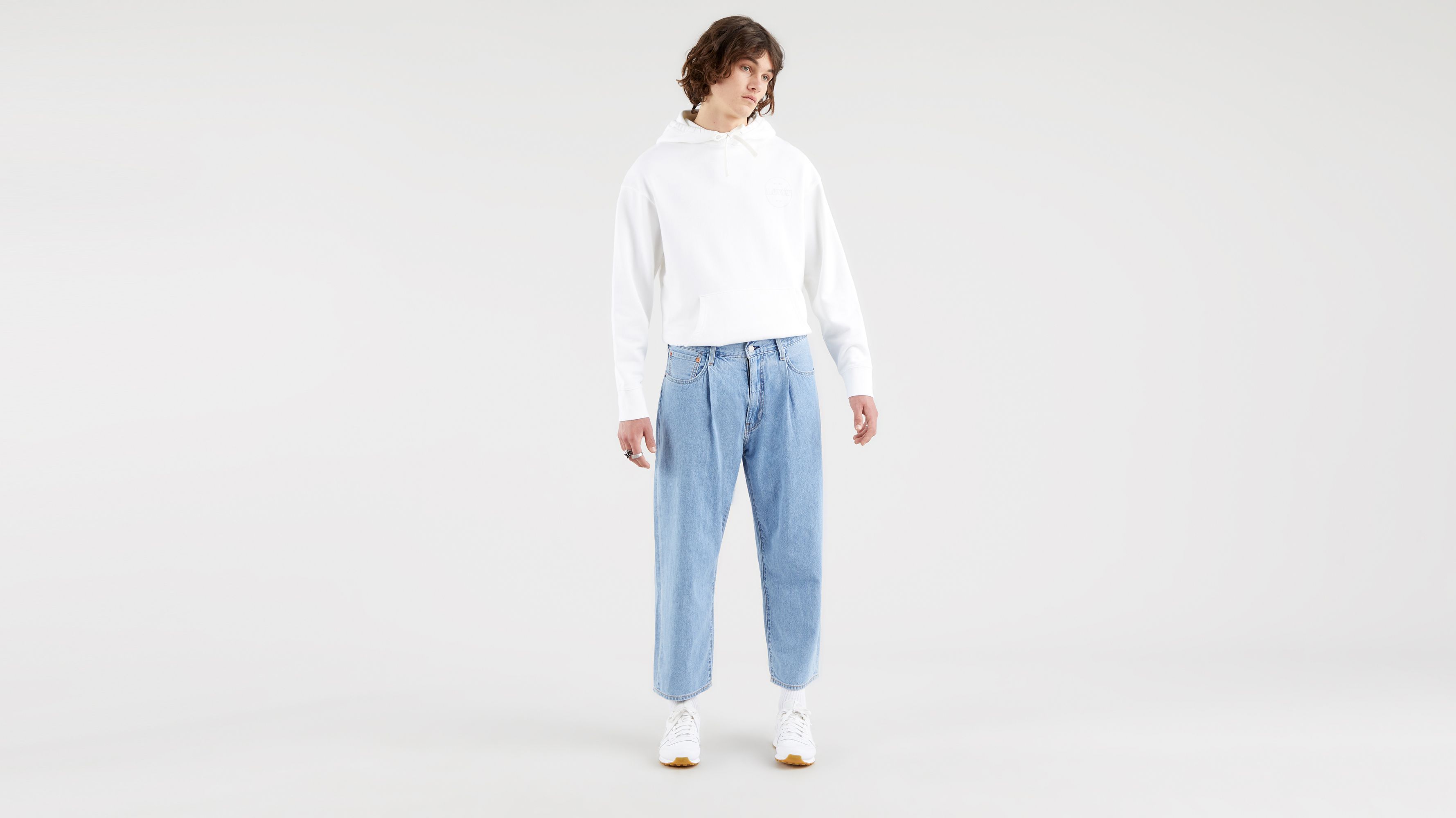 Stay Loose Pleated Crop Jeans 1