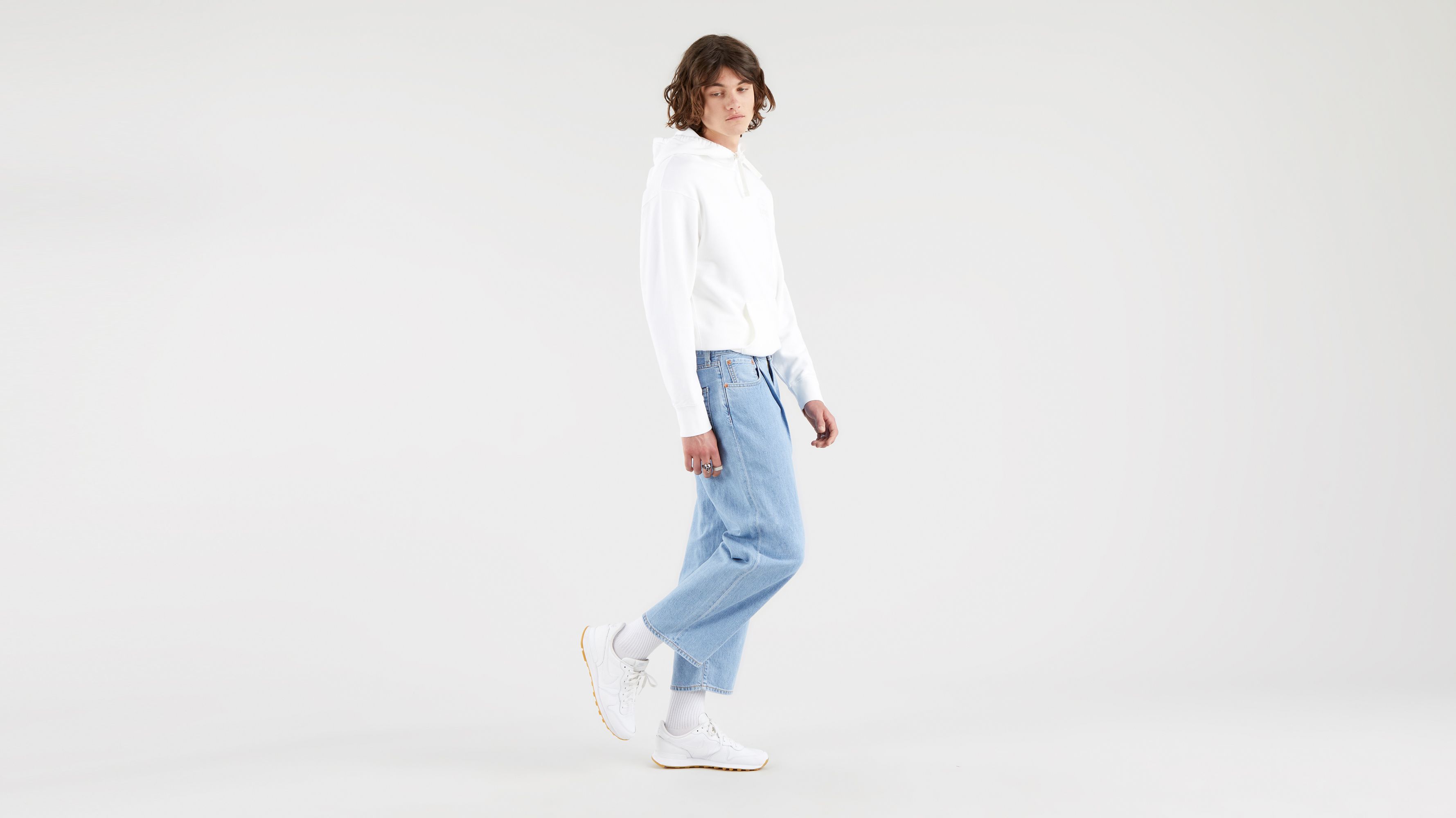 Stay Loose Pleated Crop Jeans 2