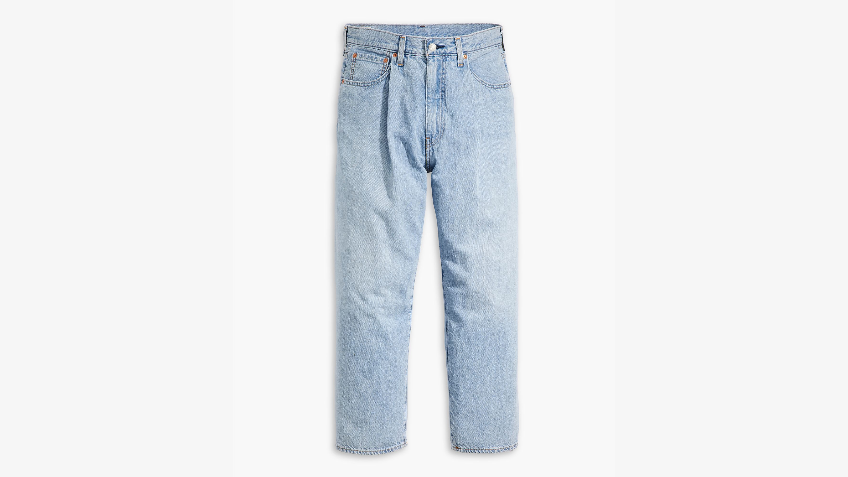 568™ Stay Loose Pleated Crop Lightweight Pants - Blue | Levi
