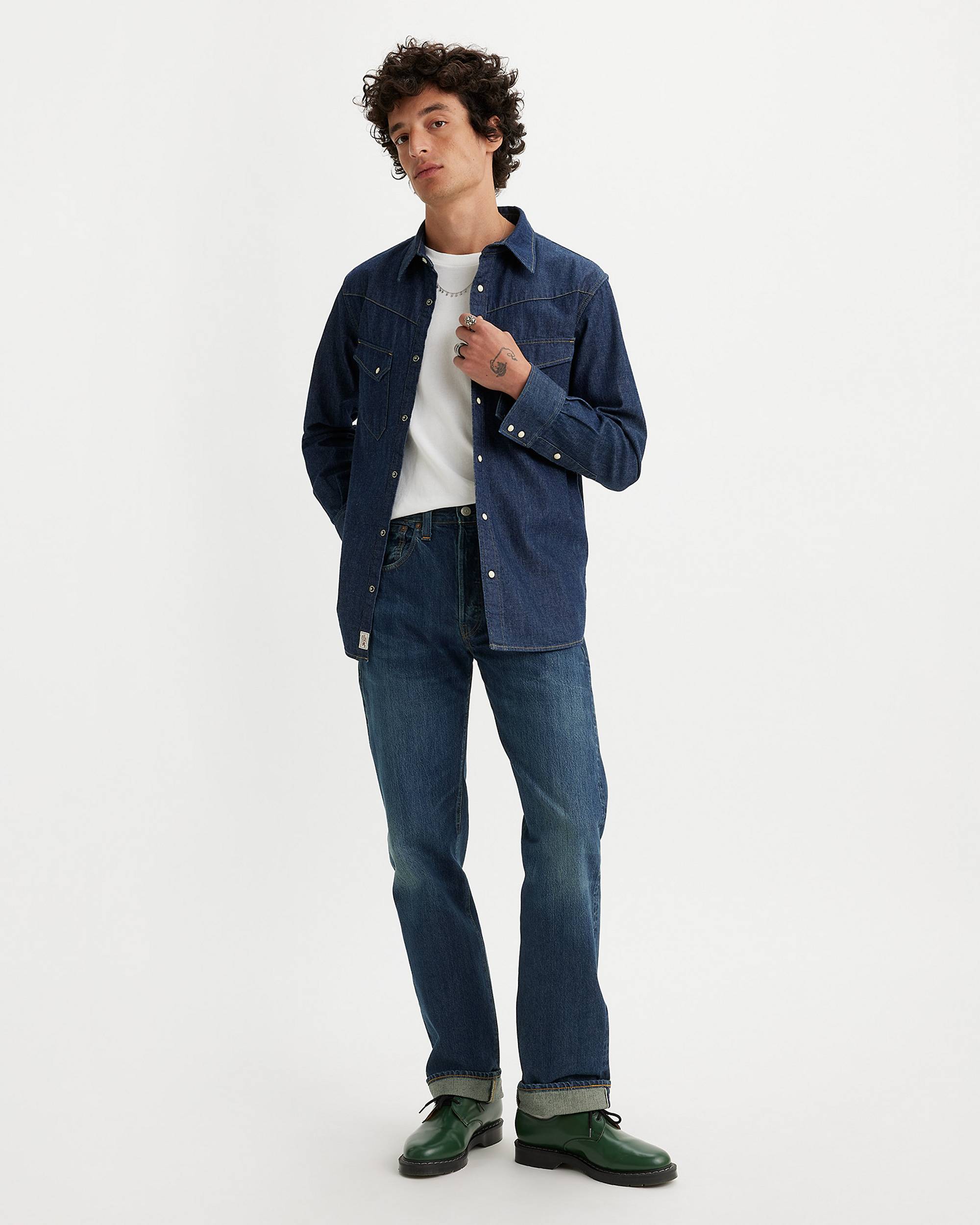1947 501® Original Fit Selvedge Men's Jeans - Medium Wash 1947 501® Original Fit Selvedge Men's Jeans - Medium Wash