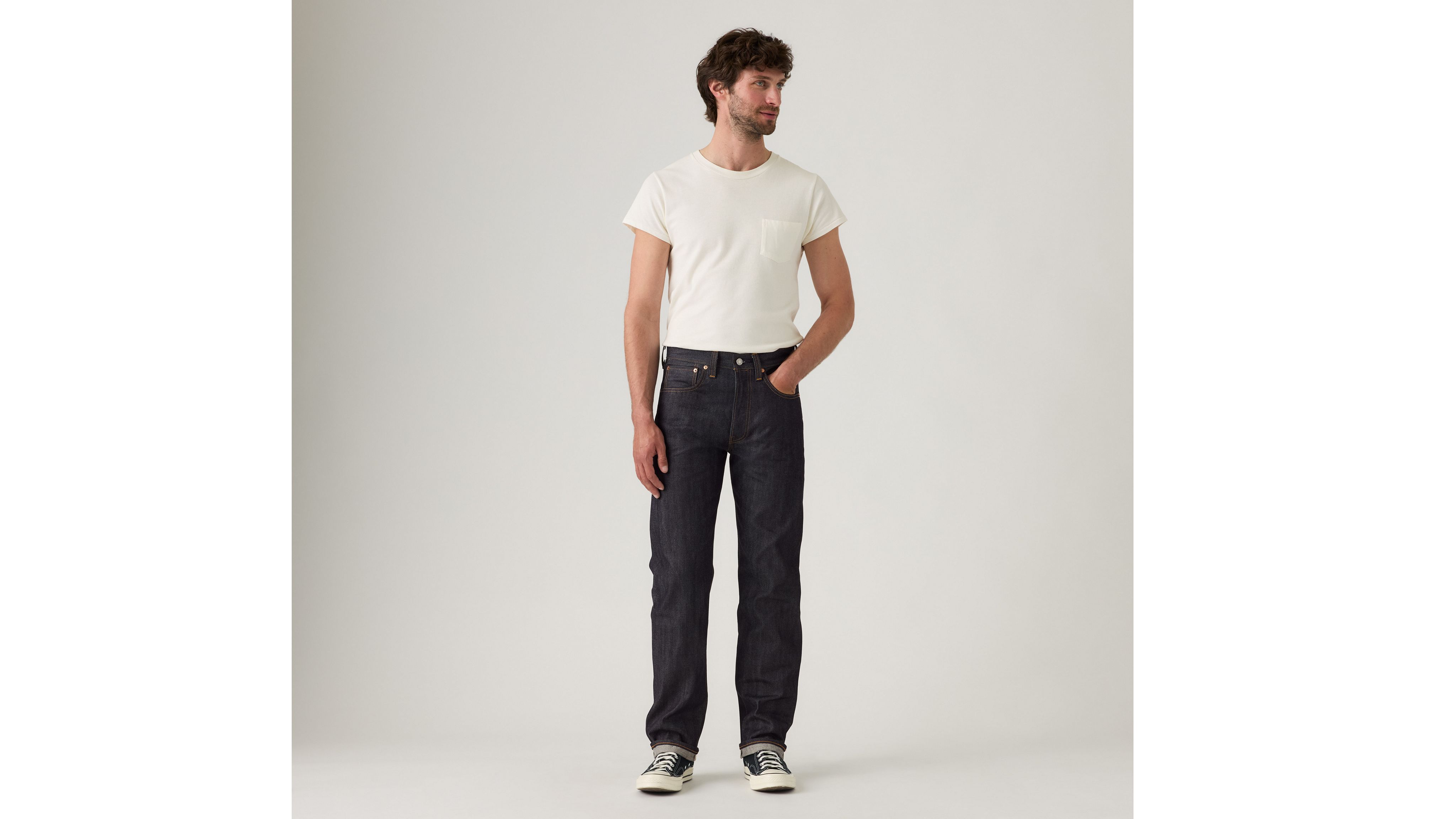 Levi's LVC 1947 501 One Wash Selvedge Cone Mills Denim