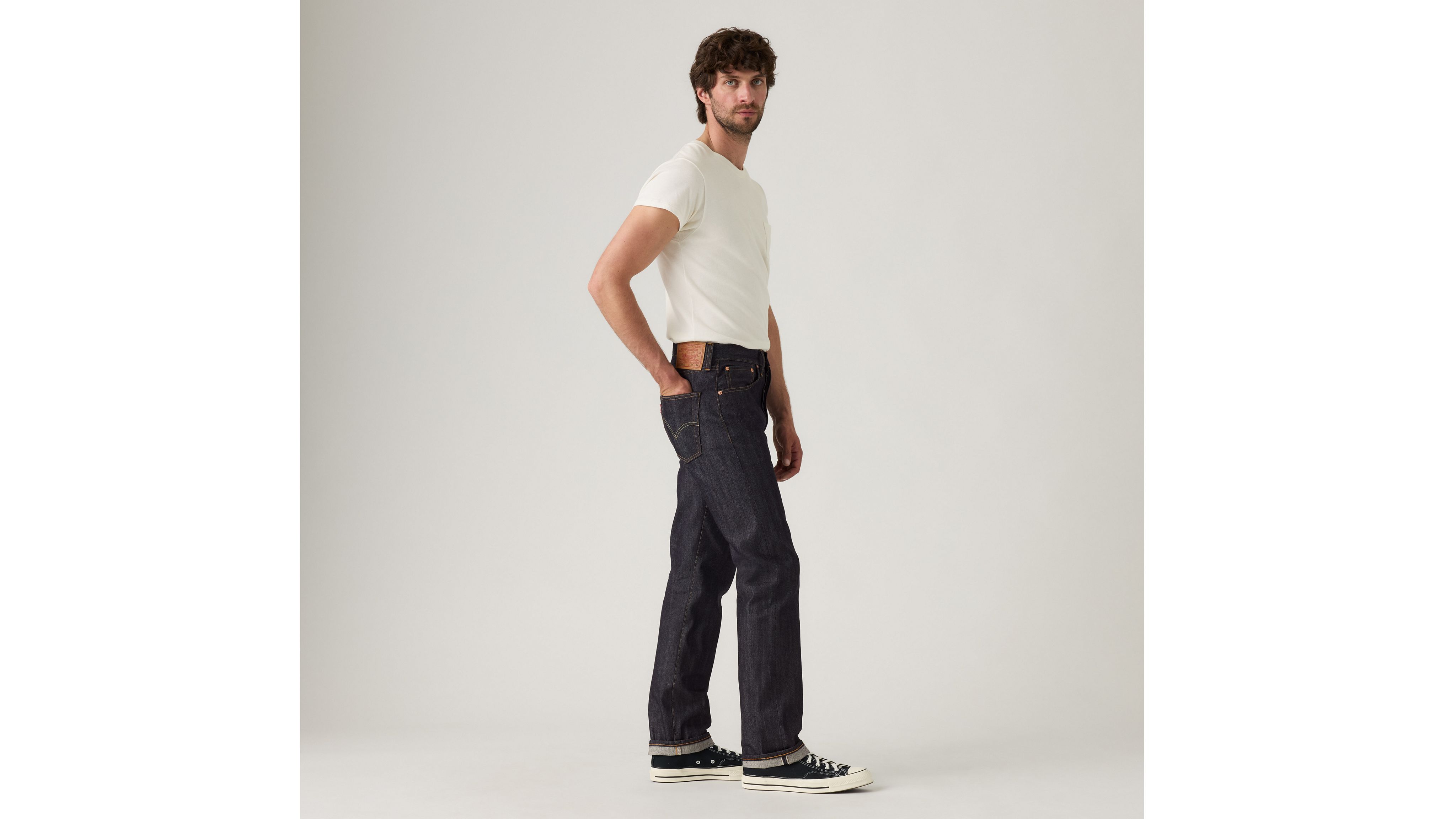 1947 501® Original Fit Selvedge Men's Jeans - Dark Wash | Levi's® US