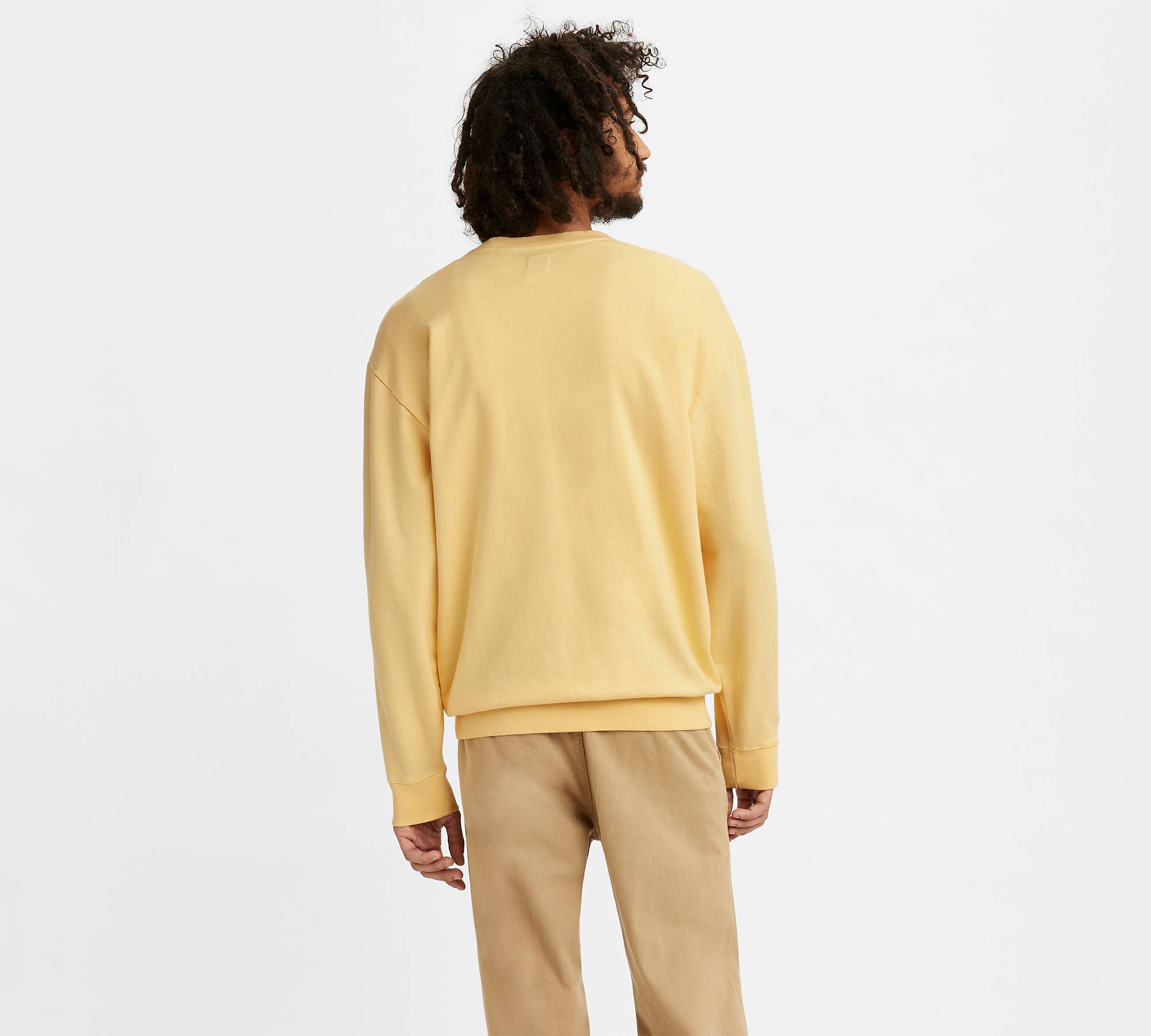 Spændende Hvor systematisk Modern Vintage Oversized Crewneck Sweatshirt - Yellow | Levi's® US