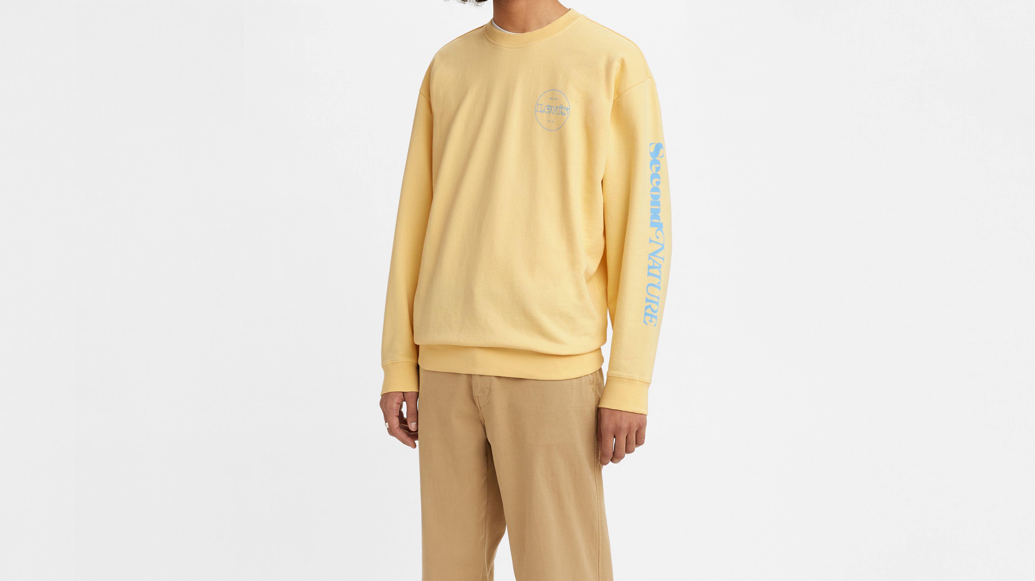 Modern Vintage Oversized Crewneck Sweatshirt - Yellow | Levi's® US