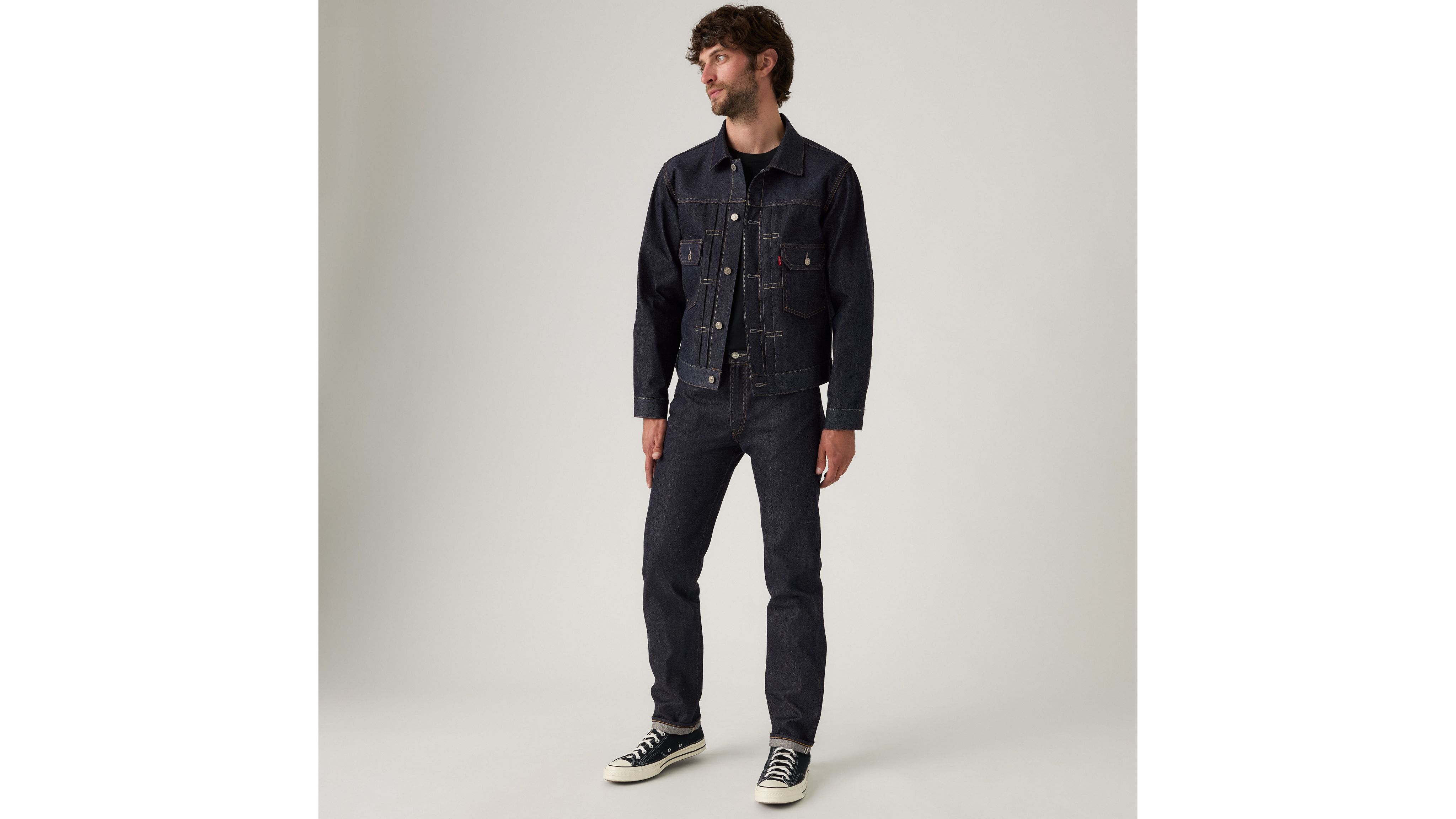 1954 501® Original Fit Selvedge Men's Jeans - Dark Wash | Levi's® US