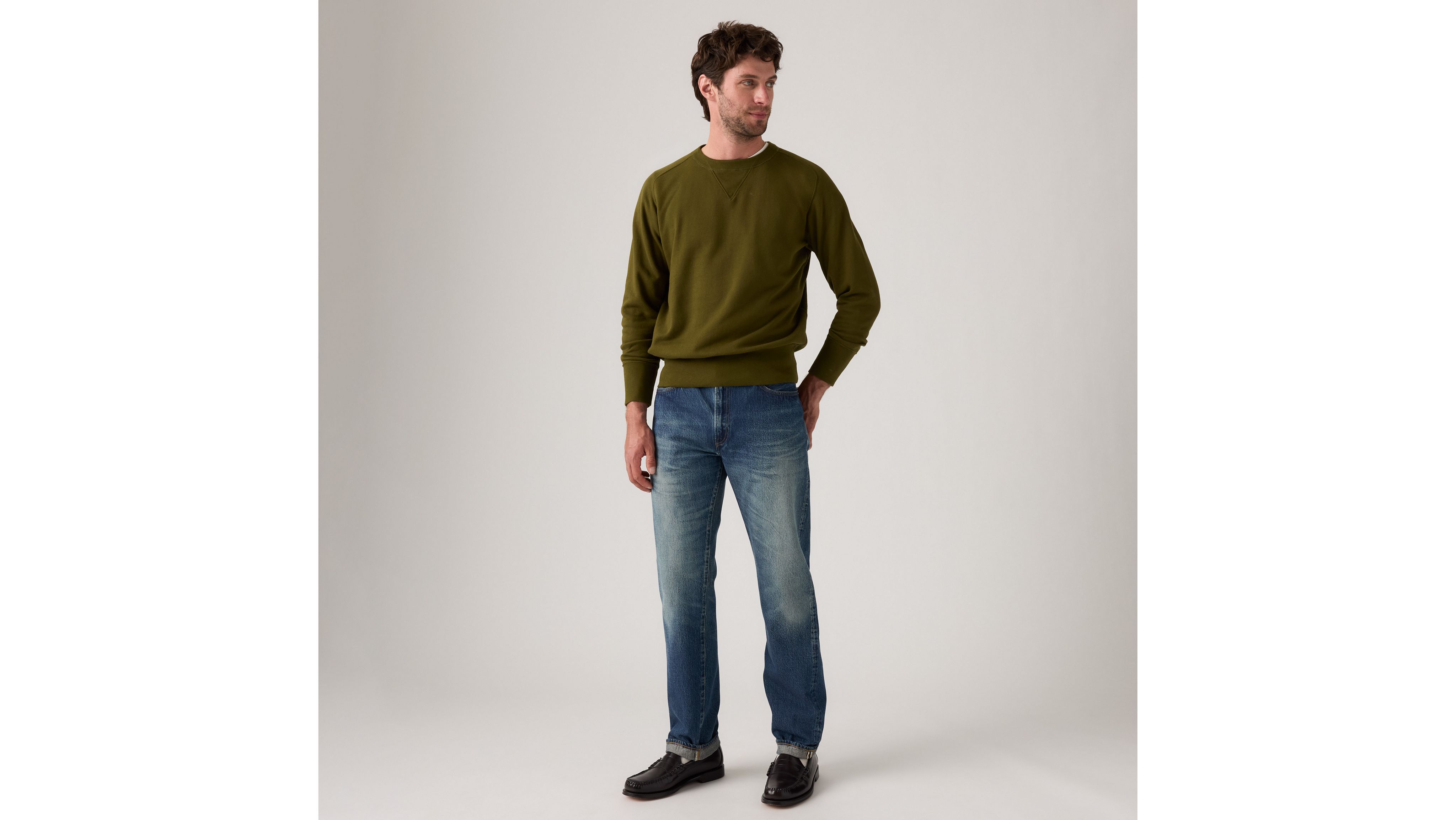 Levi's 1954 501 Original Fit Men's Vintage Jeans 36x34 In Green