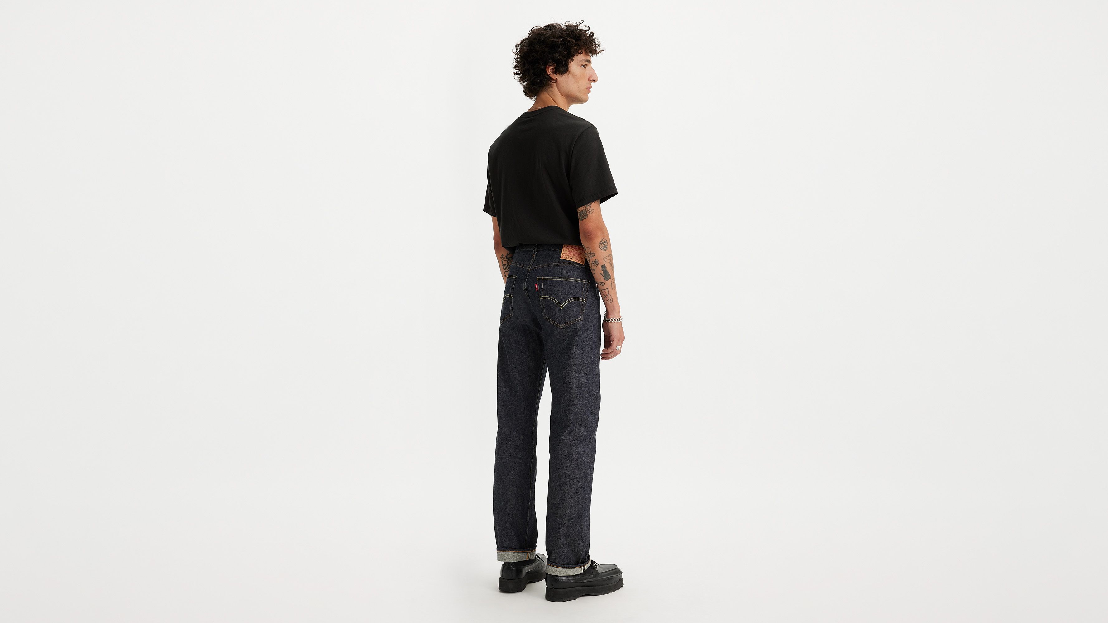 1955 501® Original Fit Selvedge Men's Jeans - Dark Wash | Levi's® US