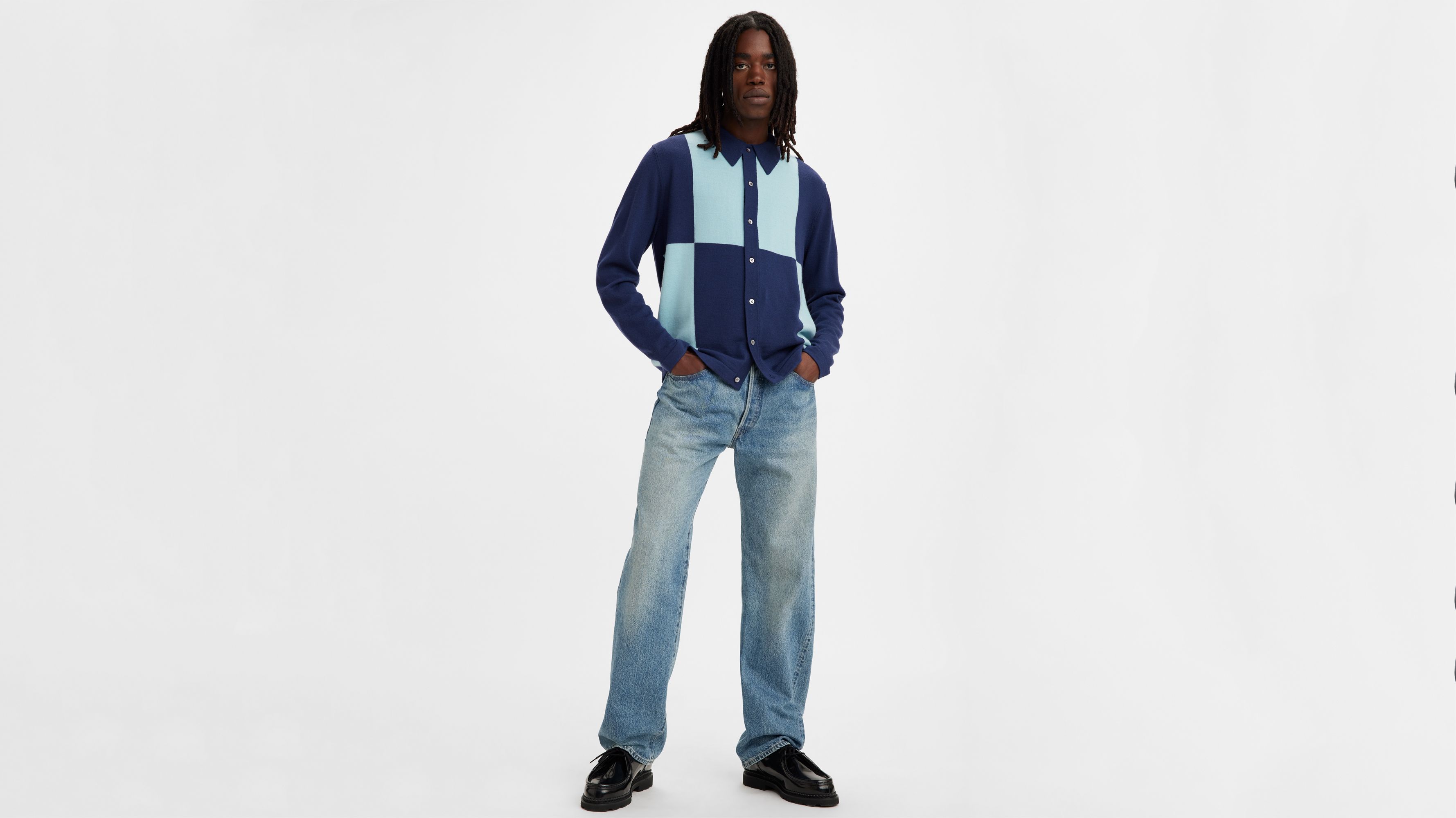 1955 501® Original Fit Selvedge Men's Jeans - Medium Wash | Levi's® US