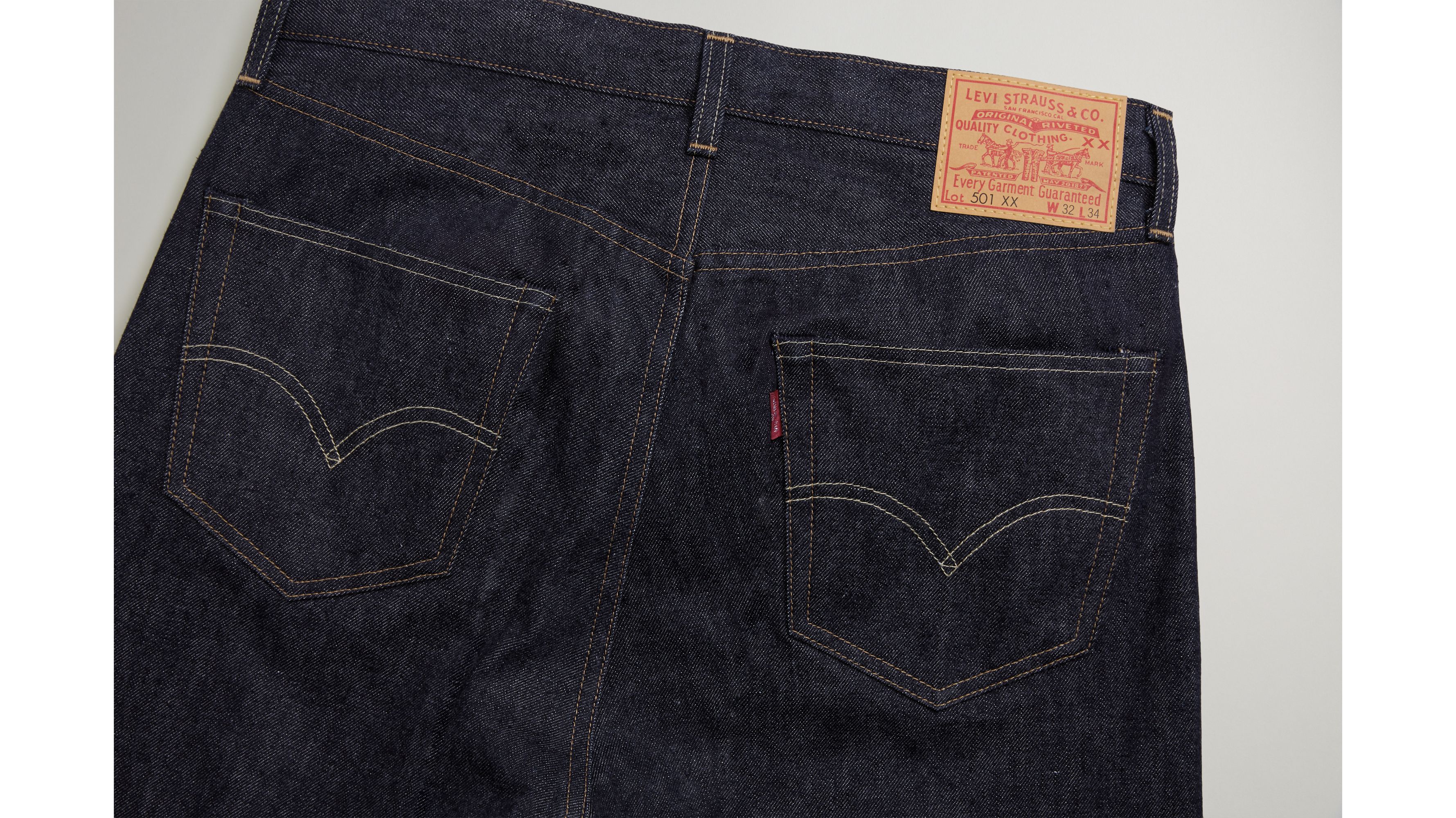 1955 501® Original Fit Selvedge Men's Jeans - Dark Wash | Levi's® US