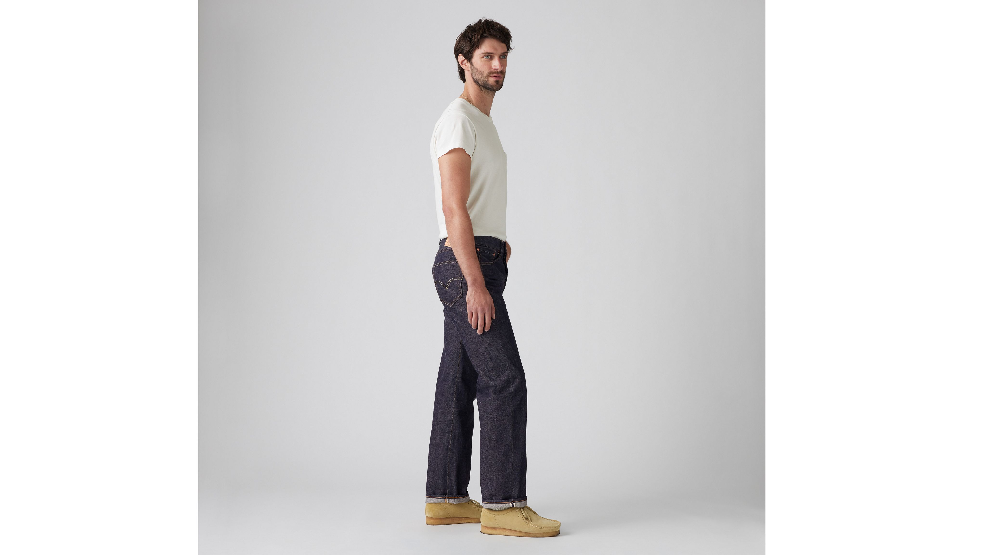 1955 501® Original Fit Selvedge Men's Jeans - Dark Wash | Levi's® US